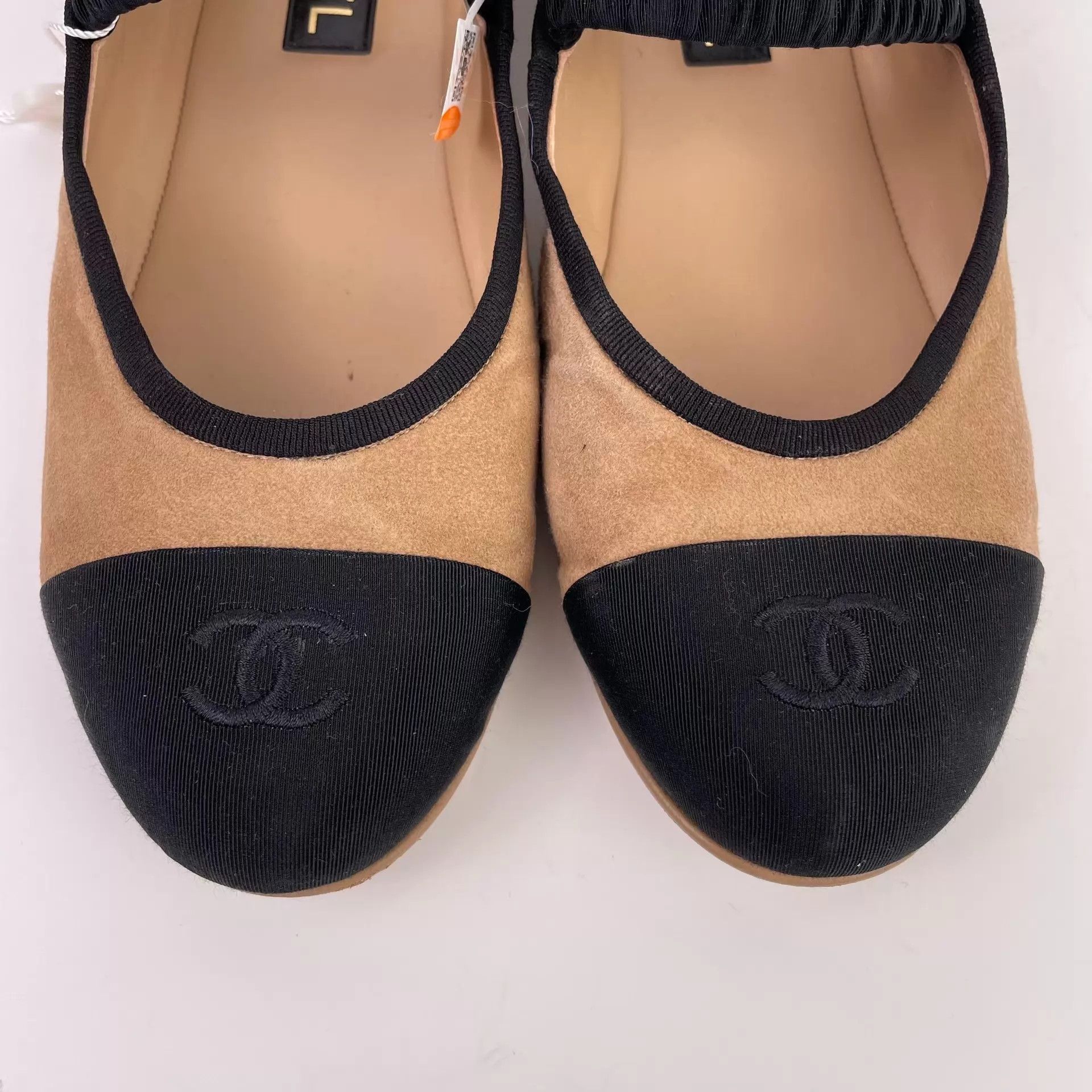 Chanel CHANEL Suede Colorblocked Flats 42 Size US 11.5 / IT 41.5 - 2 Thumbnail