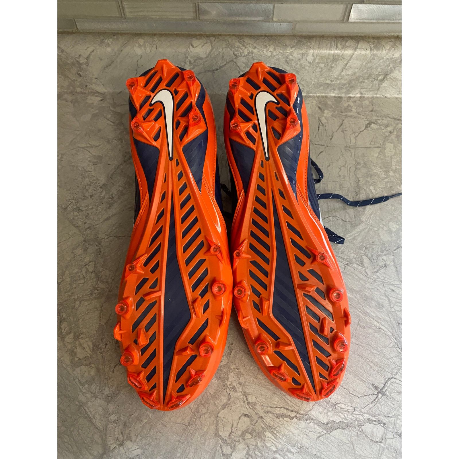 Nike Nike Vapor Speed Orange and Blue Football Cleats Size 14 Size US 14 / EU 47 - 8 Thumbnail