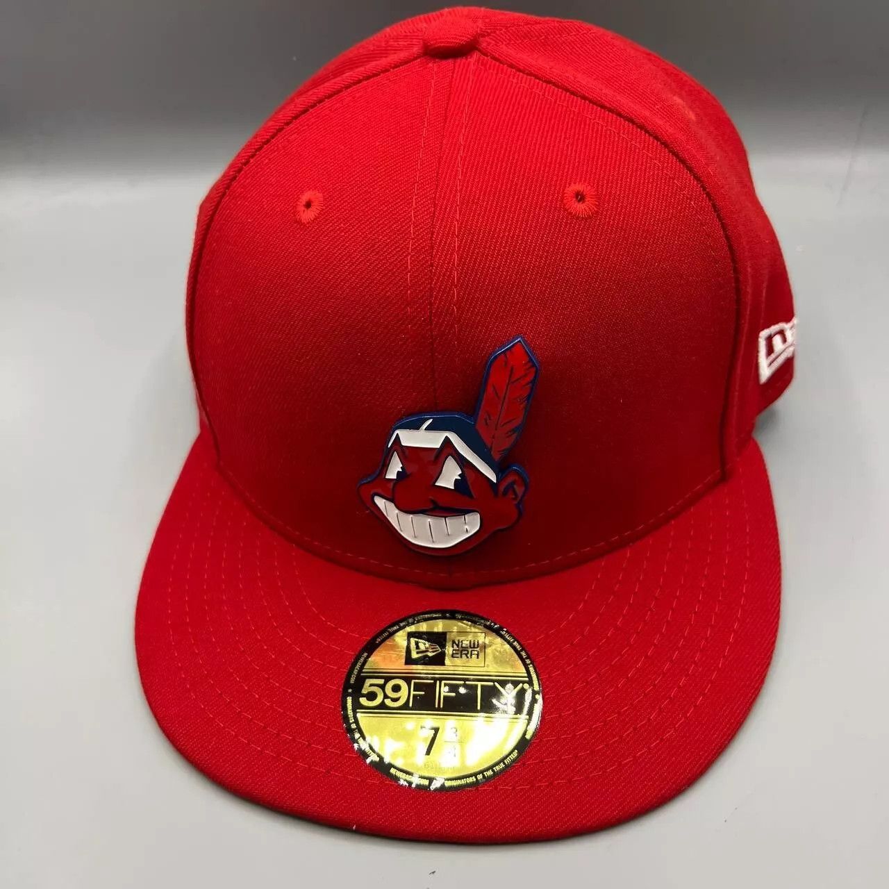 ロピア 爆買い Indians Cleveland Era New Guardians Cap Fitted 3/4 7 Men Hat ウェア