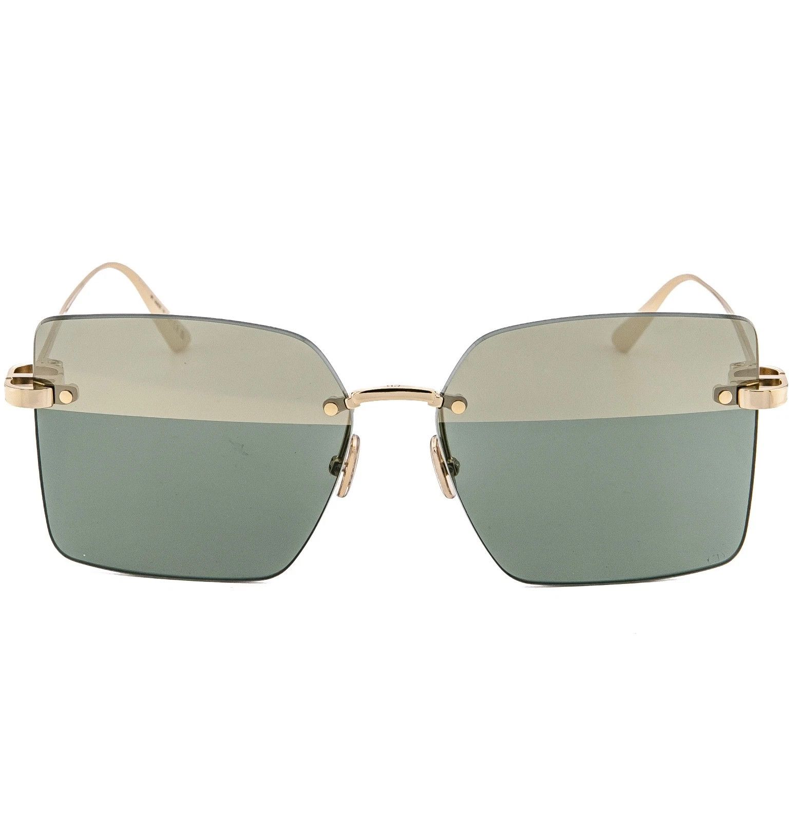 Christian Dior Monsieur CHRISTIAN DIOR CDIOR Gold Green Line S3U Sunglass CD40195U Size ONE SIZE - 2 Thumbnail