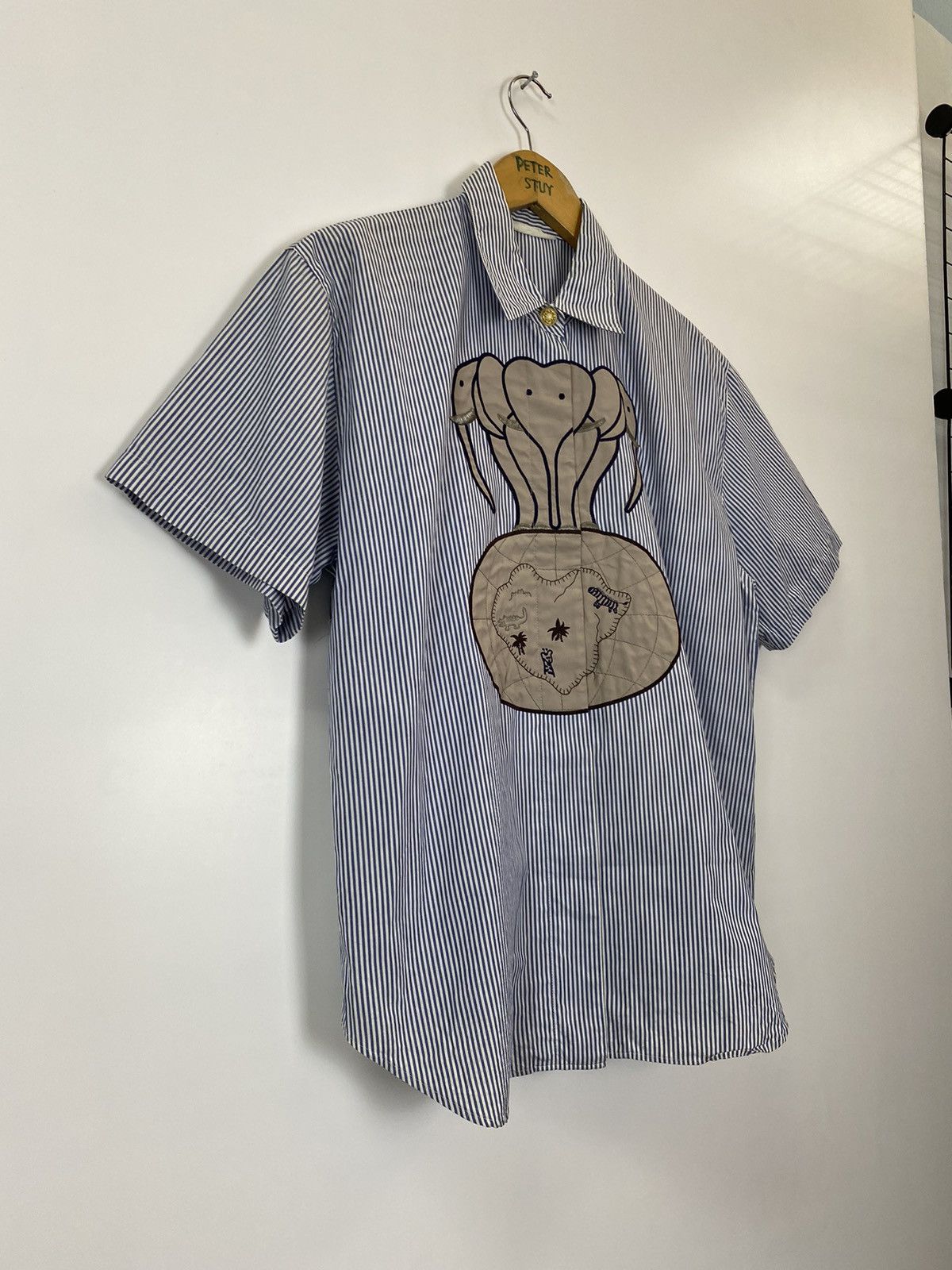 Japanese Brand × Vintage Vintage Ziza Hickory Shirt Size US M / EU 48-50 / 2 - 4 Thumbnail