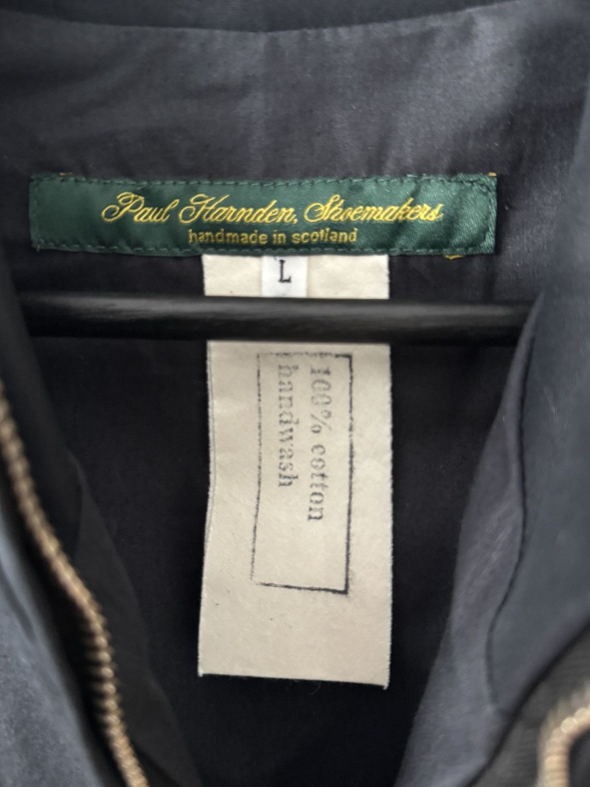 Paul Harnden Shoemakers Black Ventile Jerkin Size US L / EU 52-54 / 3 - 4 Thumbnail