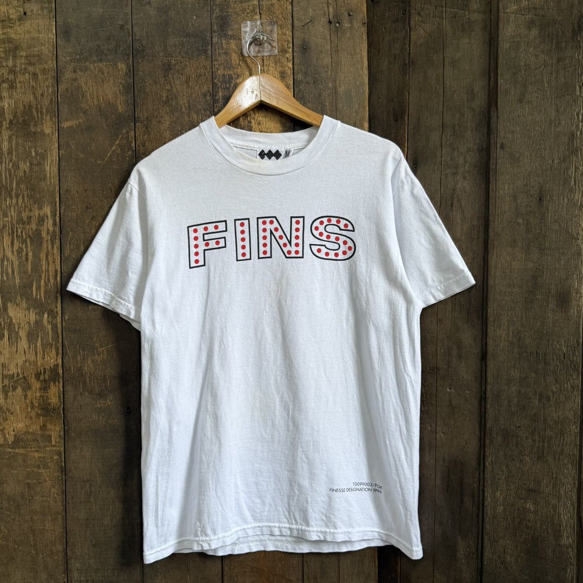 Hiroshi Fujiwara Vintage 90's Finesse Hiroshi Fujiwara Tee Shirt Size US M / EU 48-50 / 2 - 1 Thumbnail