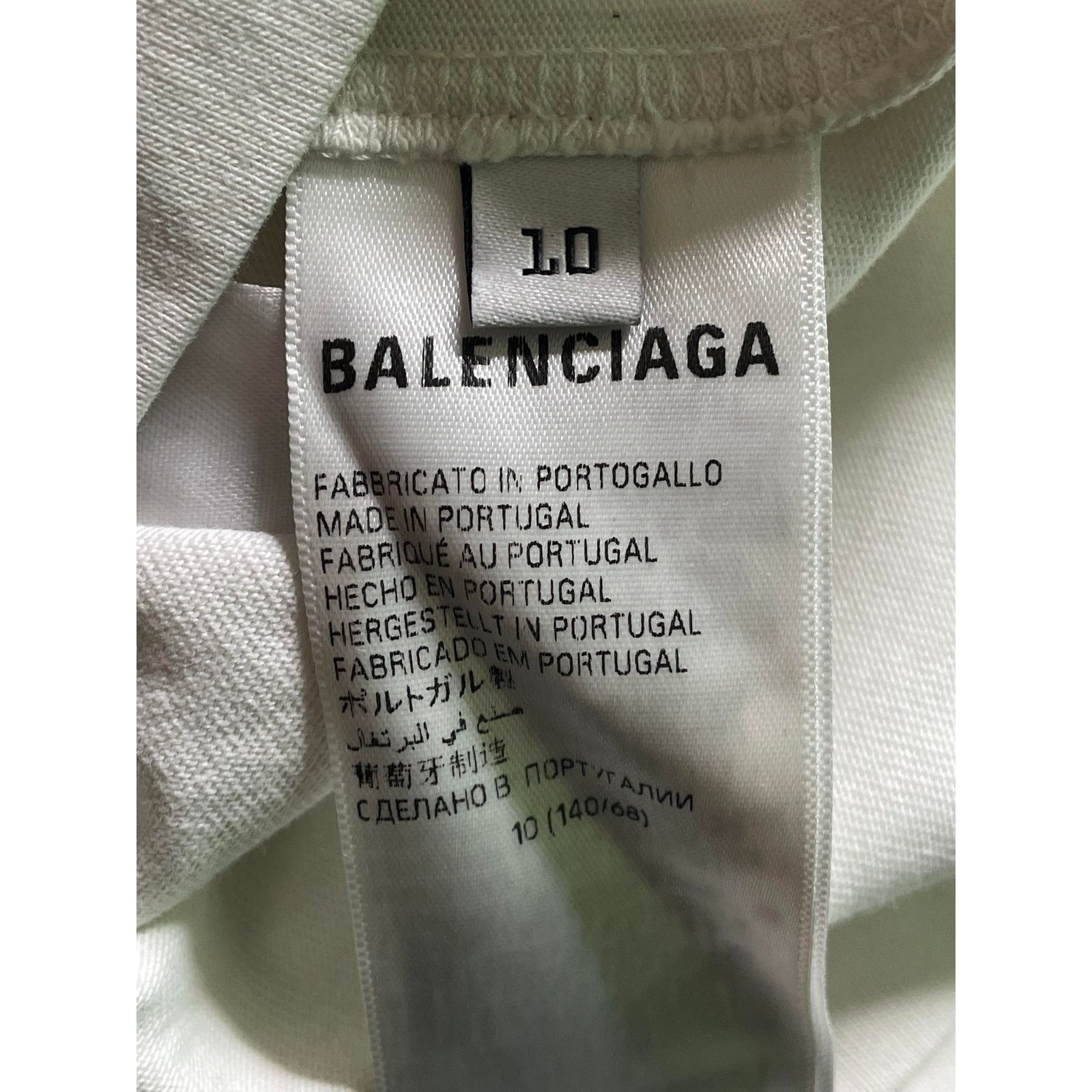 Balenciaga Balenciaga 'Kids Logo' Tee Size L / US 10 / IT 46 - 4 Thumbnail