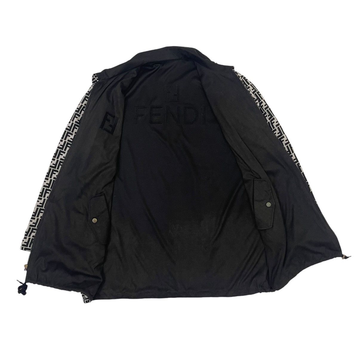 Fendi 🔥Vintage Fendi Monogram Reversible Jacket Size US L / EU 52-54 / 3 - 15 Thumbnail