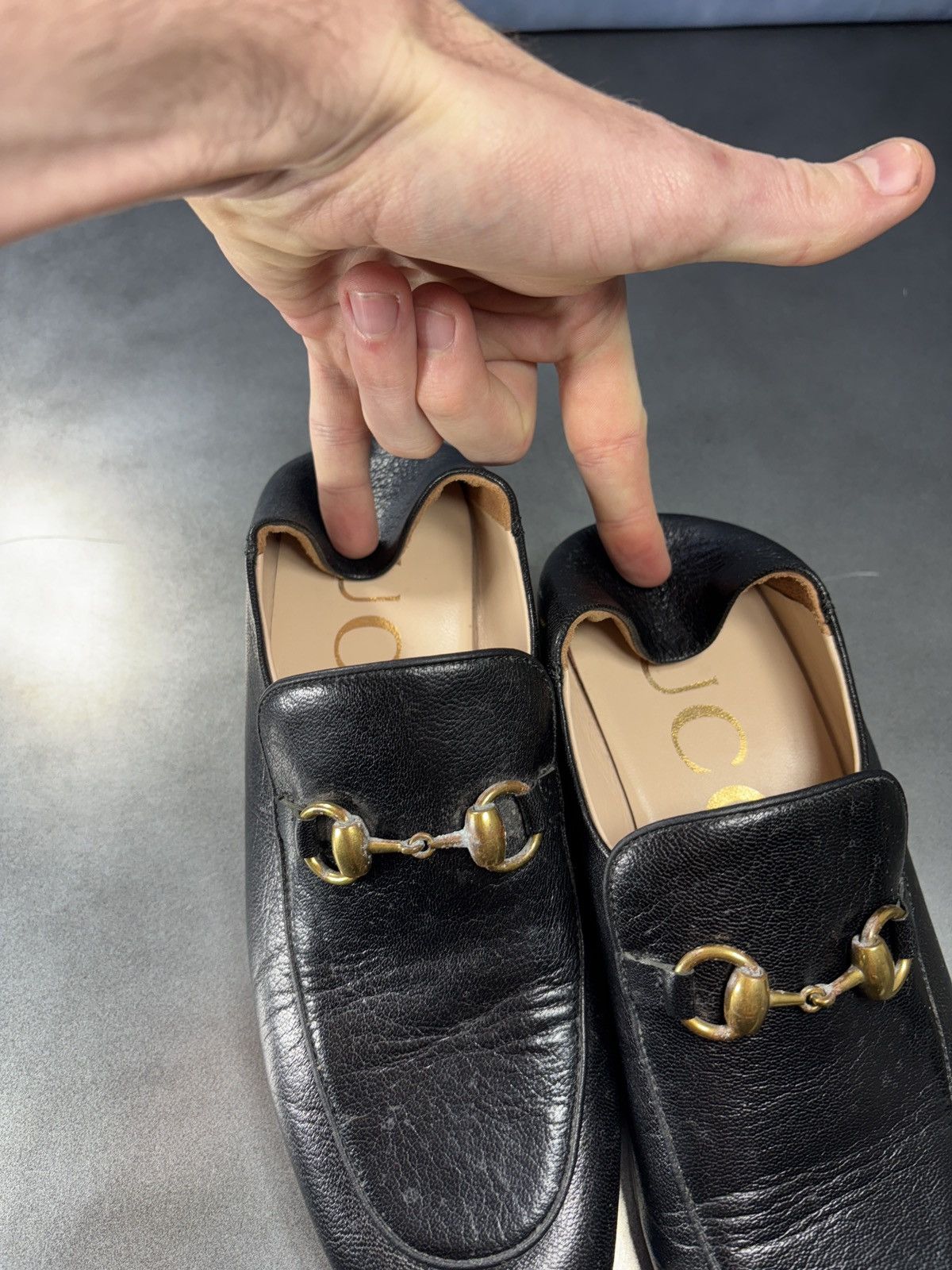Gucci 2018 Gucci Horsebit Loafer Leather Mules Heels Crystal Jewel Size US 9 / IT 39 - 2 Thumbnail
