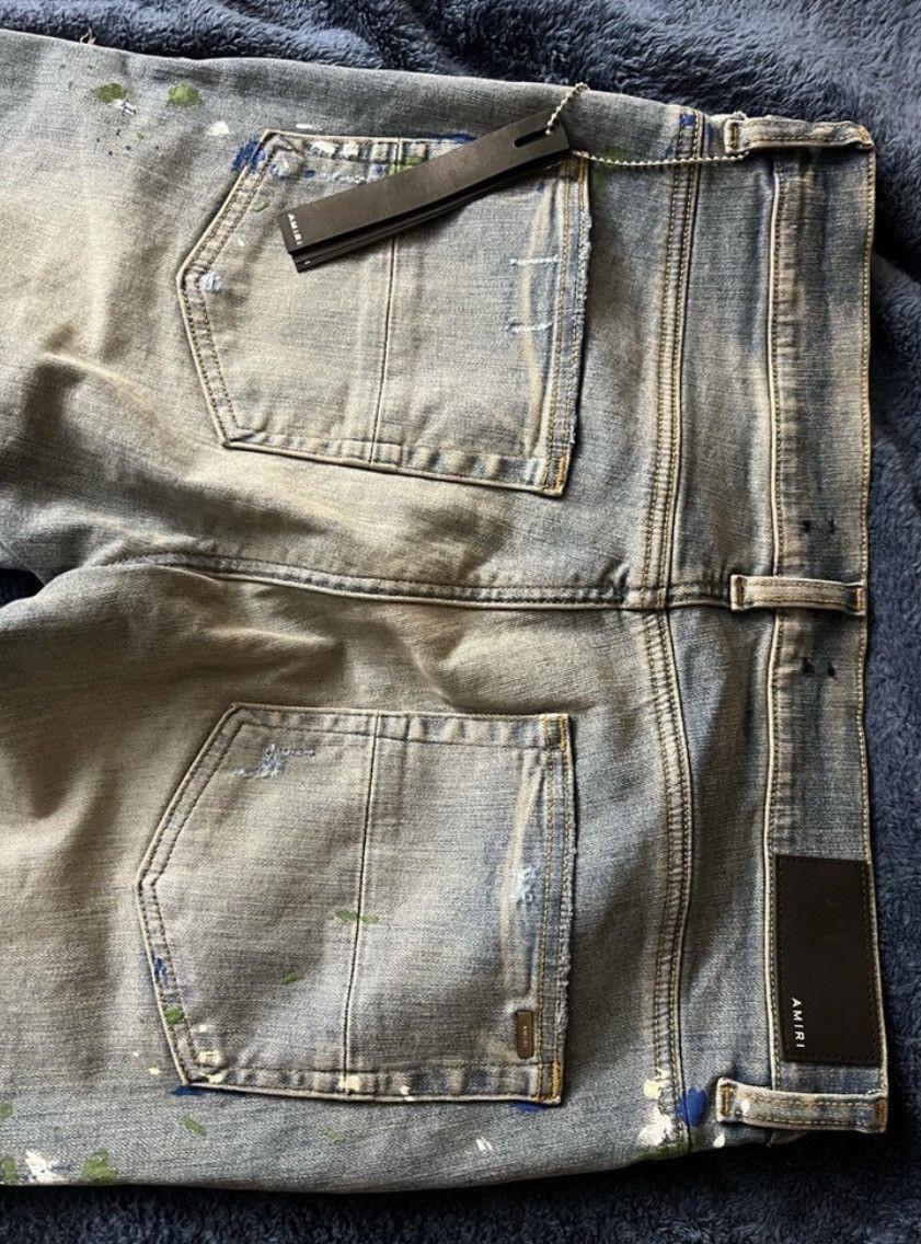 Amiri Indigo with Paint Size US 32 / EU 48 - 6 Thumbnail