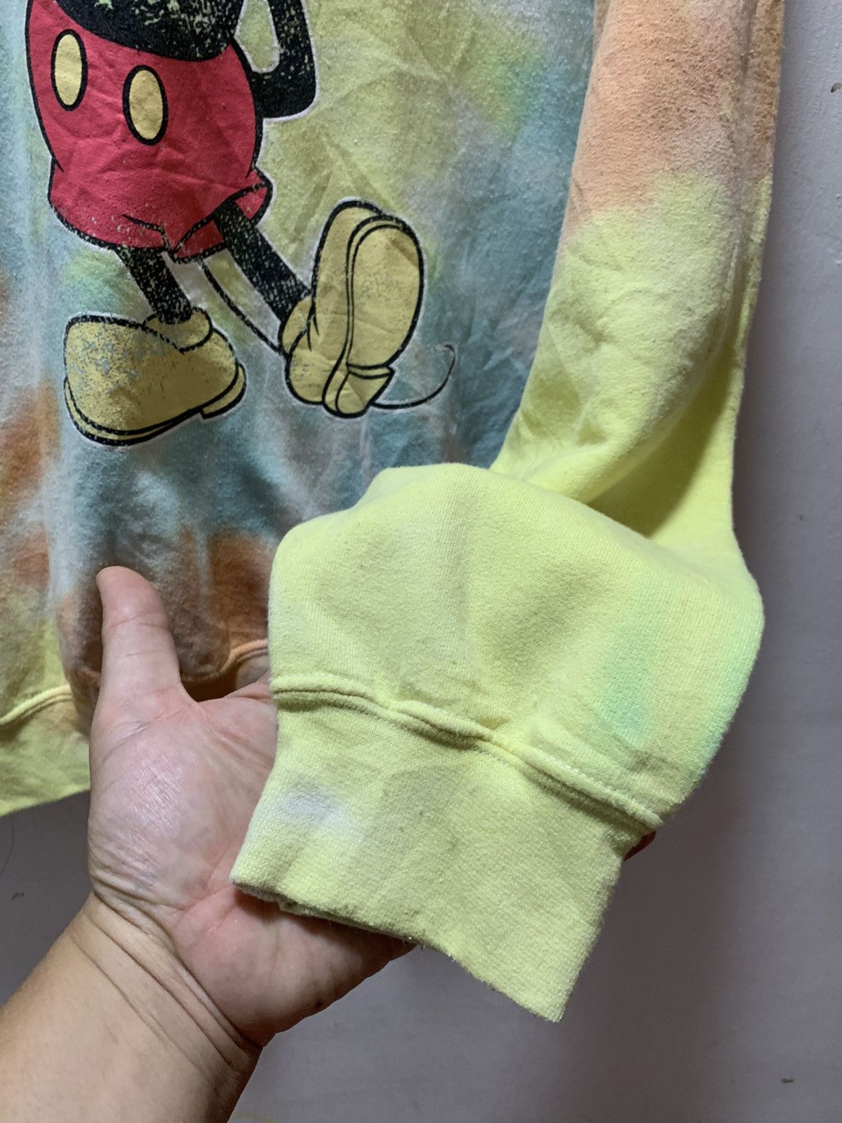 Mickey Mouse Vintage Y2K DisneyTie Dye Mickey Mouse Sweatshirt Size US M / EU 48-50 / 2 - 9 Thumbnail