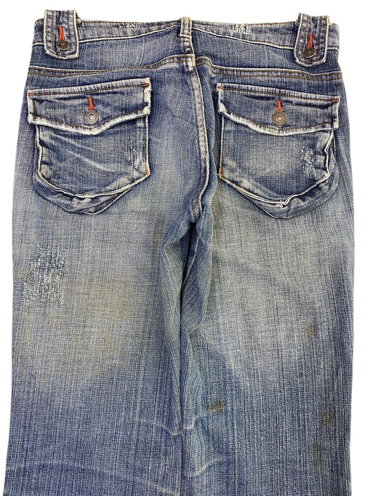 Japanese Brand Camel Road Light Blue Wash Style Flare Jeans Size US 28 / EU 44 - 4 Thumbnail