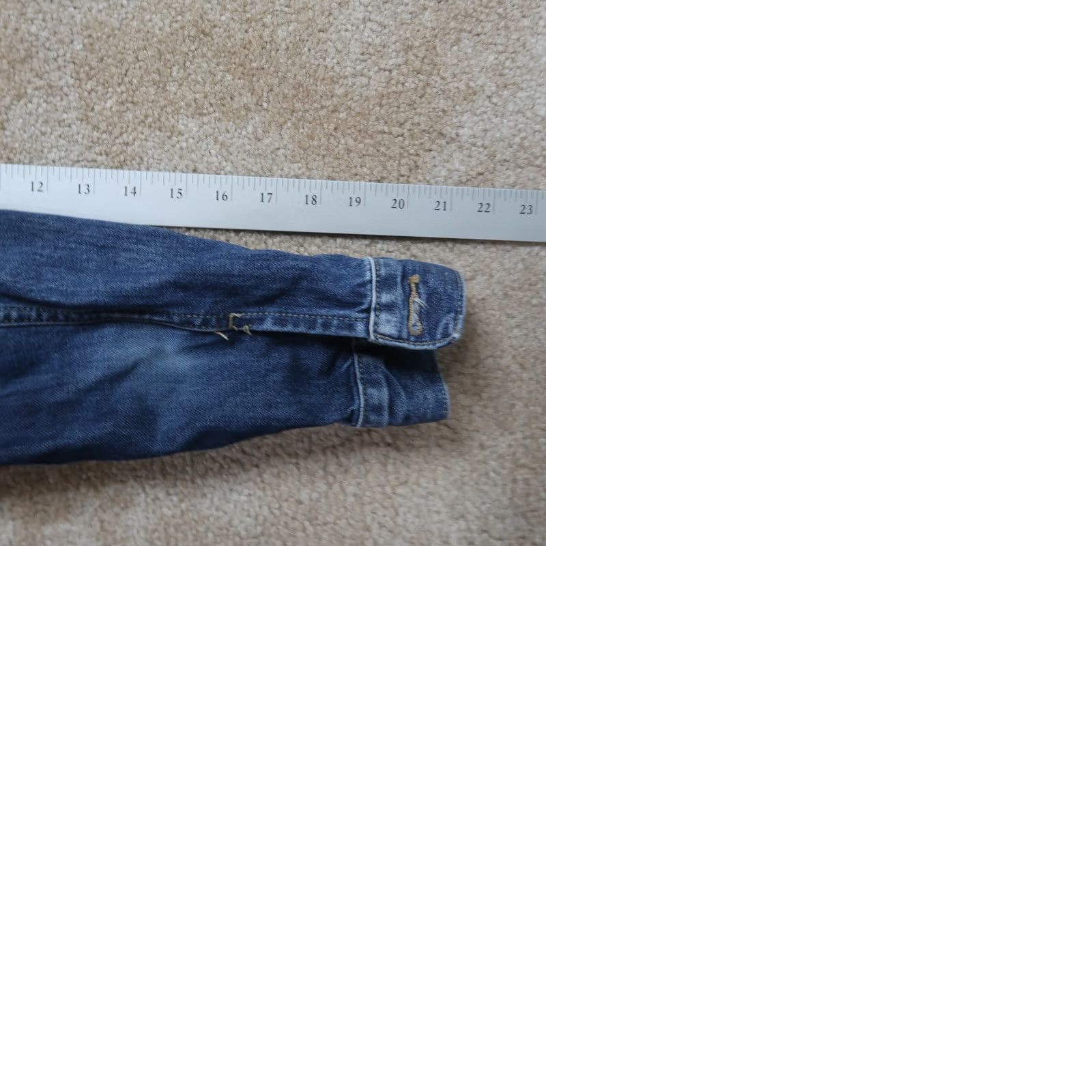 Lucky Brand Lucky Brand Denim Trucker Jacket Womens Large Blue Denim Size L / US 10 / IT 46 - 9 Thumbnail