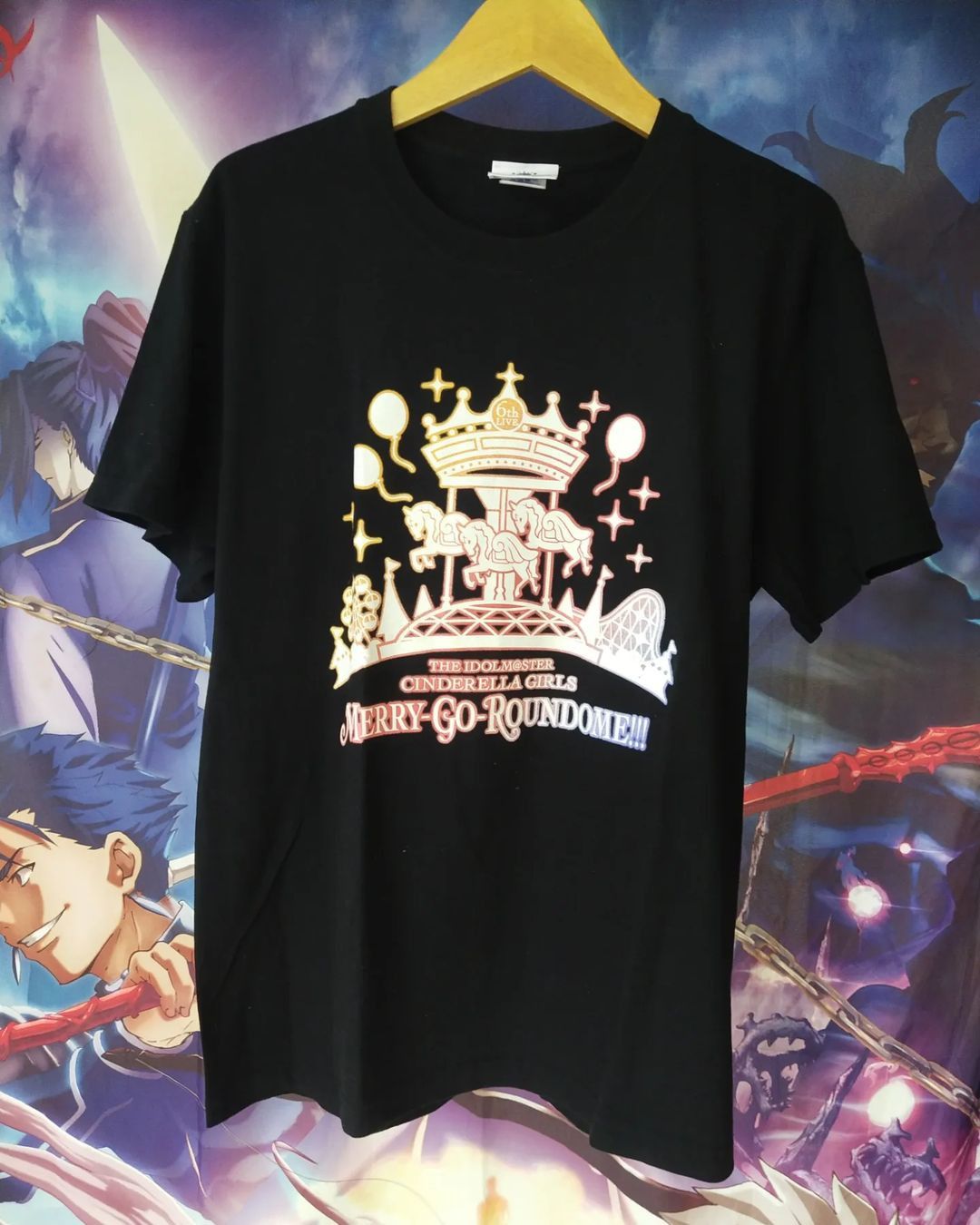 Anime × Japanese Brand The Idolmaster Cinderella Merry-go-Roundome Anime Idol Tees Size US L / EU 52-54 / 3 - 1 Thumbnail