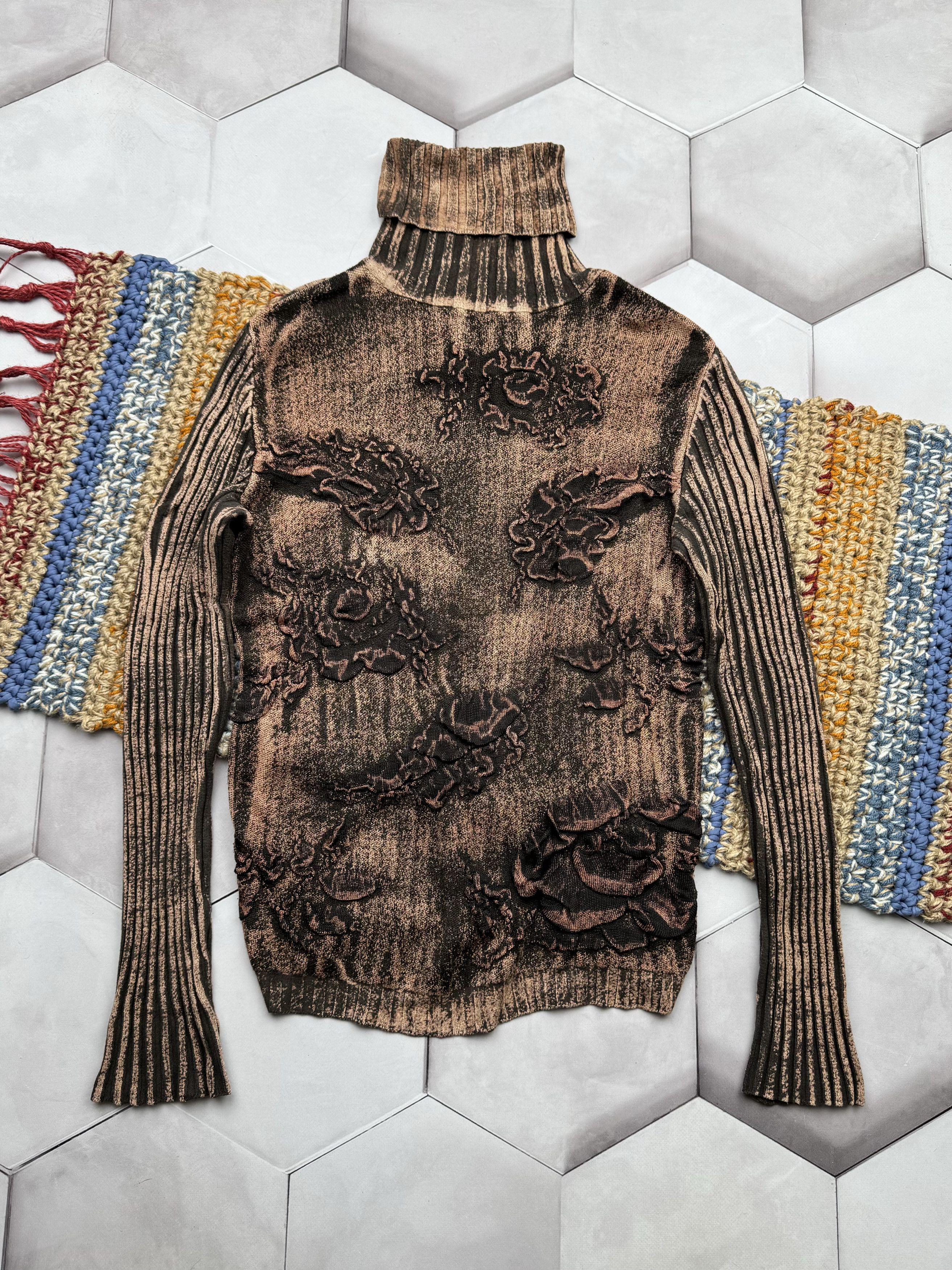 Japanese Brand Vintage Faded Ribbed Sweater (E4) Size M / US 6-8 / IT 42-44 - 1 Thumbnail