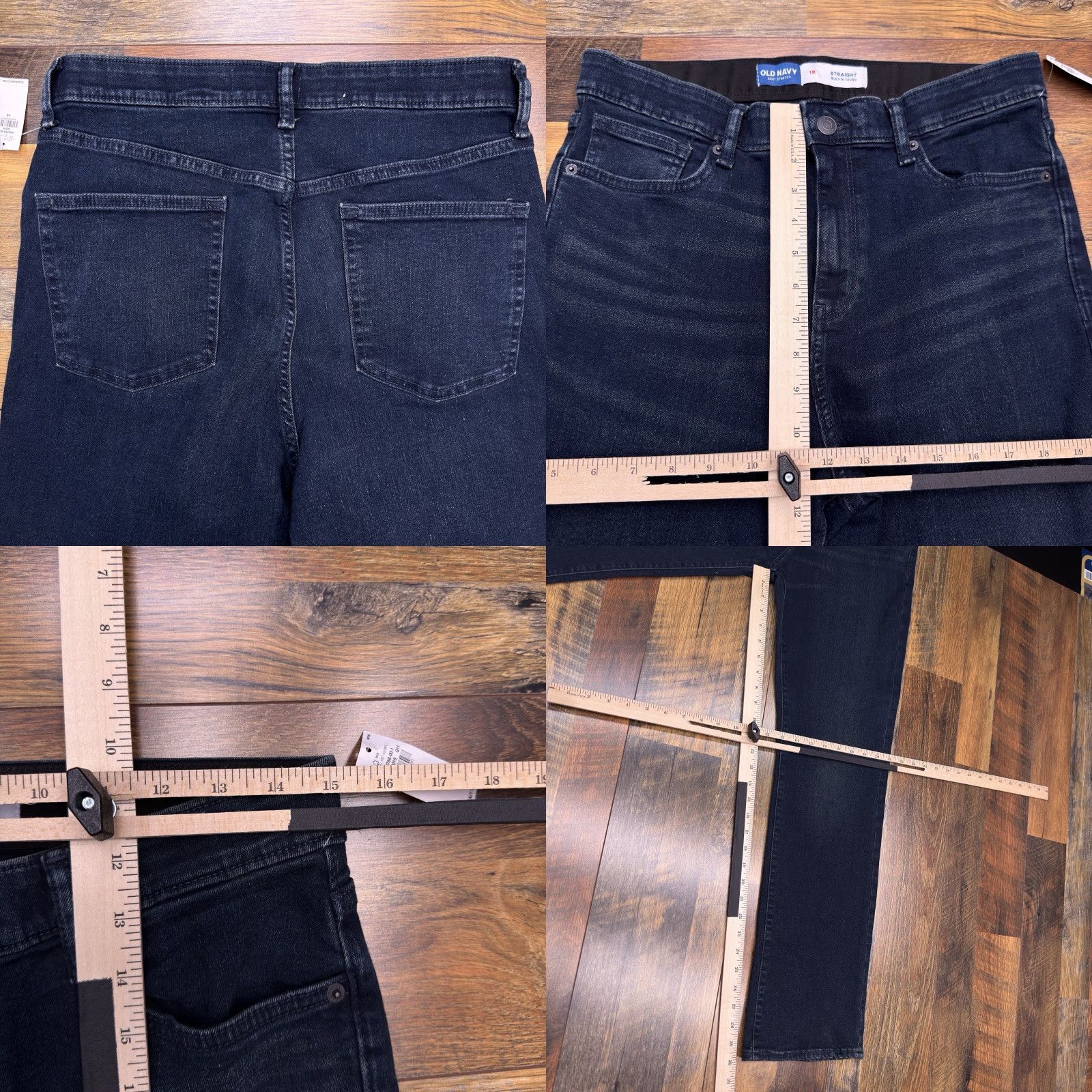 Old Navy Old Navy Jeans Womens 18 Straight Built In Tough 360 Stretch New Size 40" / US 18 - 8 Thumbnail
