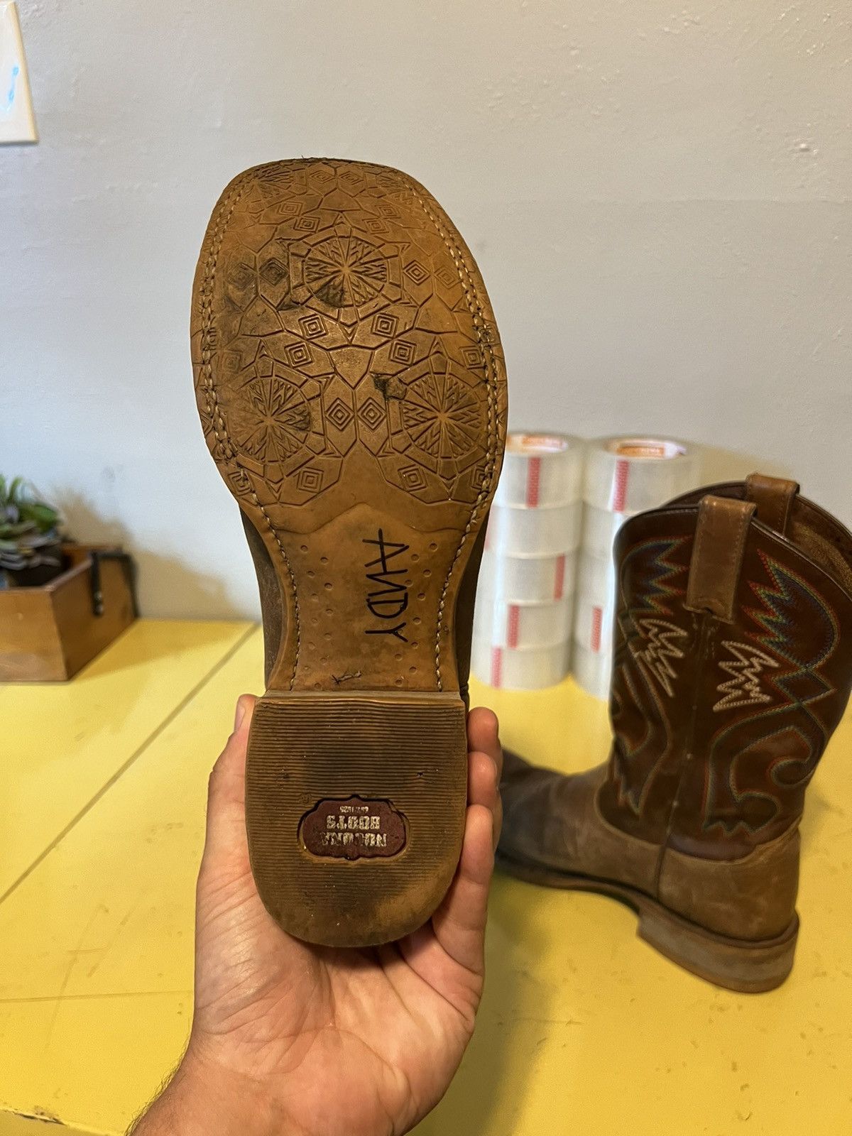 Nocona Nocona Cowboy Boots Sz 8.5 B Size US 8.5 / EU 41-42 - 7 Thumbnail