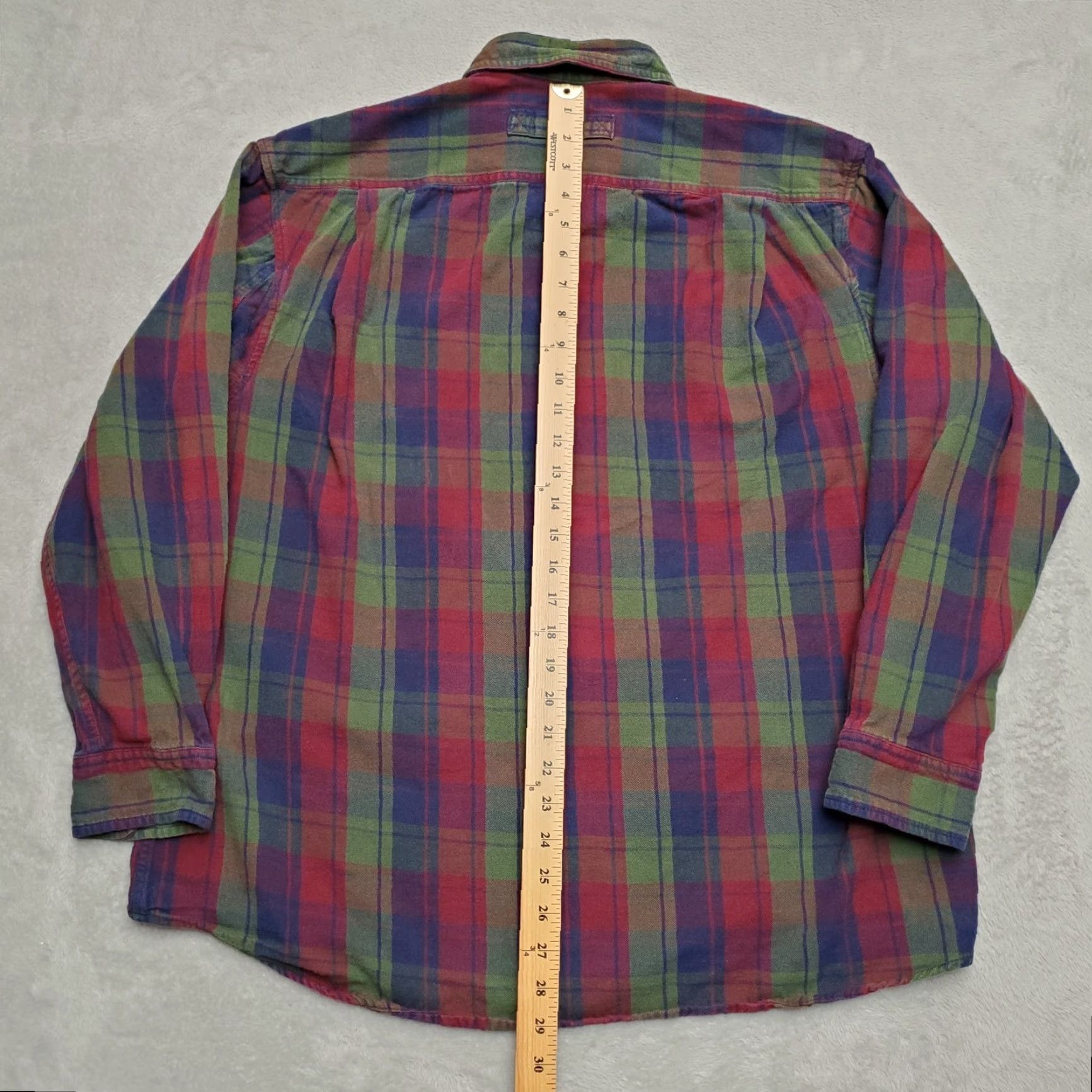 Vintage VINTAGE Duluth Trading Shirt Men L Red Green Blue Plaid Flannel Outdoor Casual Cabin Size US L / EU 52-54 / 3 - 6 Thumbnail