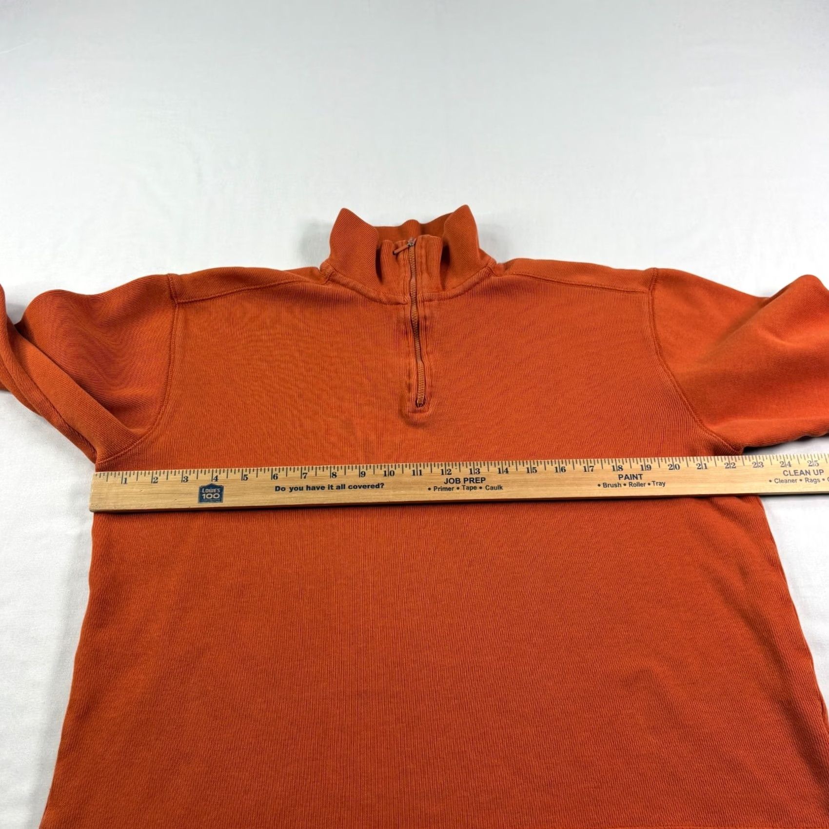 J.Crew VINTAGE J.CREW Oarsman Sweater Mens Small Orange 1/4 Zip Pullover Casual 90s Mens Size US S / EU 44-46 / 1 - 2 Thumbnail