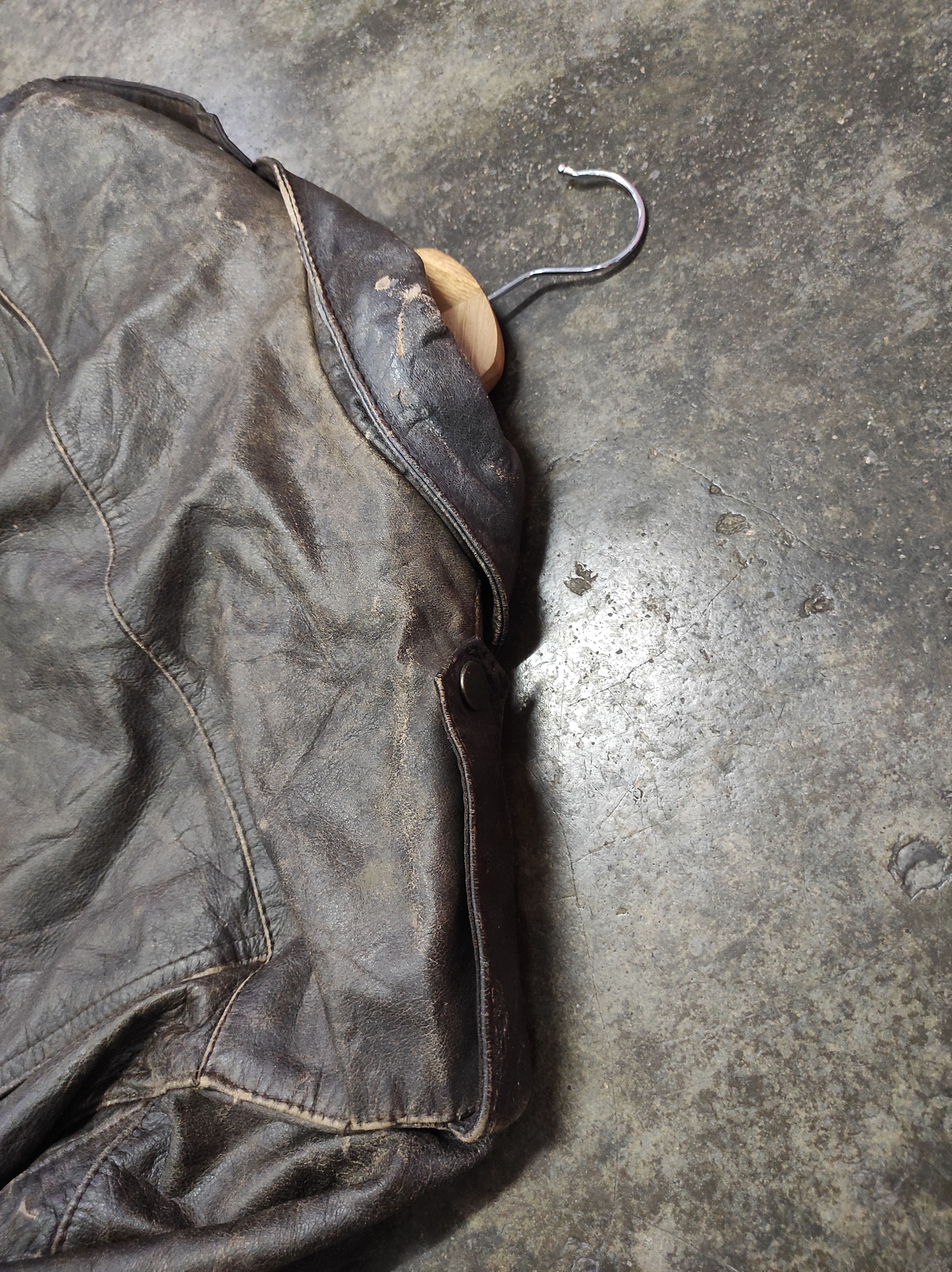 Genuine Leather × Vintage GENUINE LEATHER VTG BOMBER JACKET Size US M / EU 48-50 / 2 - 10 Thumbnail
