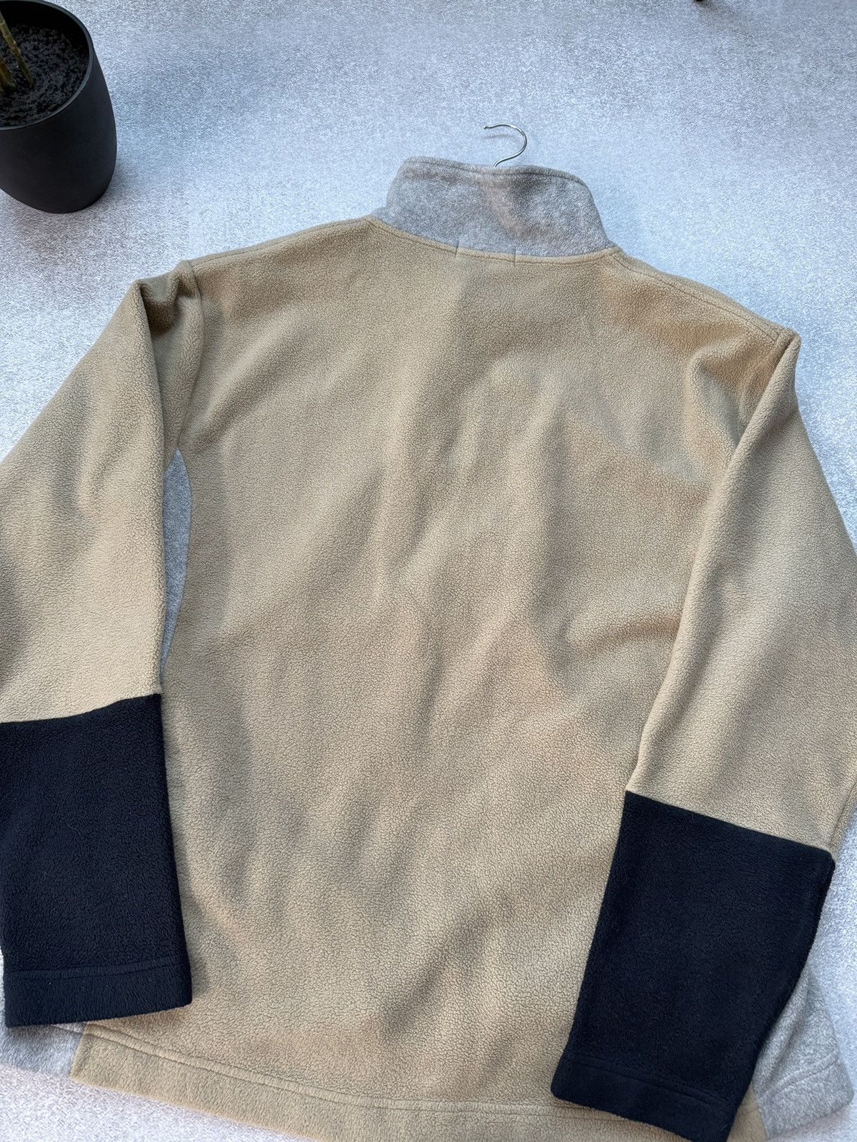 Yves Saint Laurent Yves Saint Laurent Fleece 1/4 Zip Men Distressed Sweatshirt Size US XL / EU 56 / 4 - 12 Thumbnail