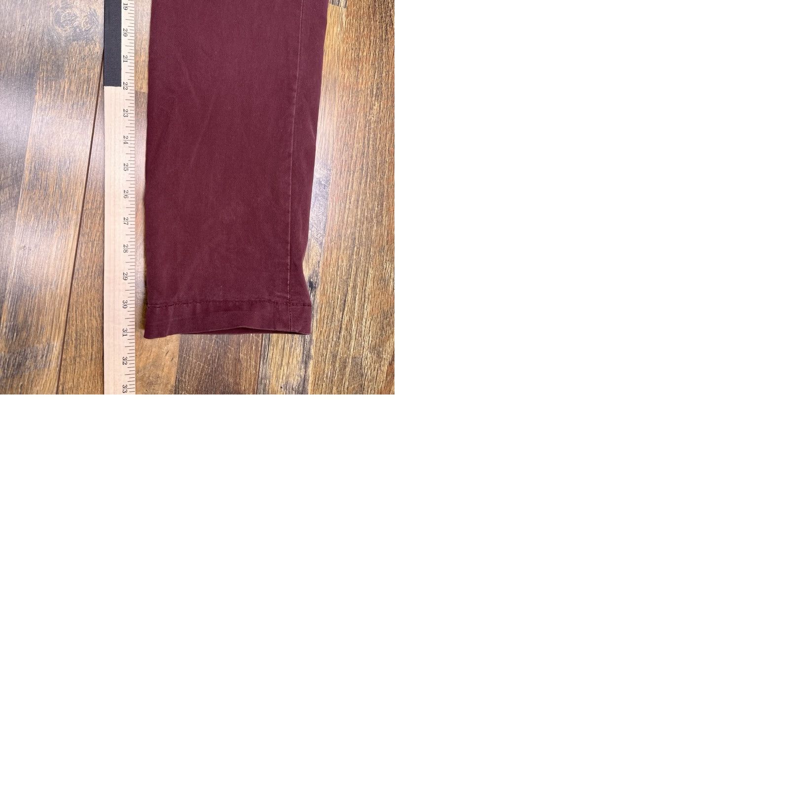 American Eagle Outfitters American Eagle 360 Extreme Flex Slim Pants Mens 28x30 Burgundy Stretch Size US 28 / EU 44 - 9 Thumbnail