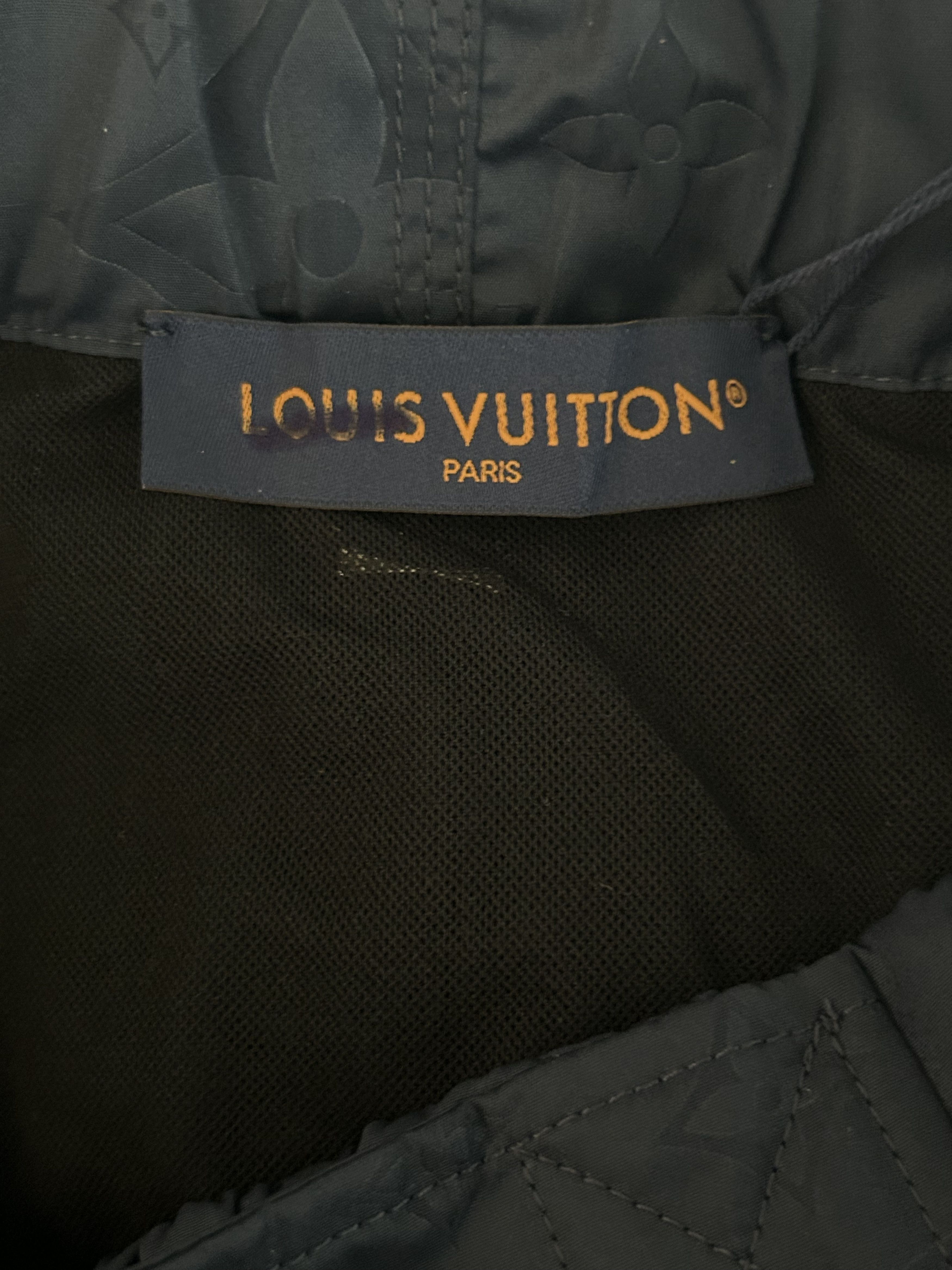 Louis Vuitton Louis Vuitton Navy Monogram Swim Shorts Size US 28 / EU 44 - 3 Thumbnail