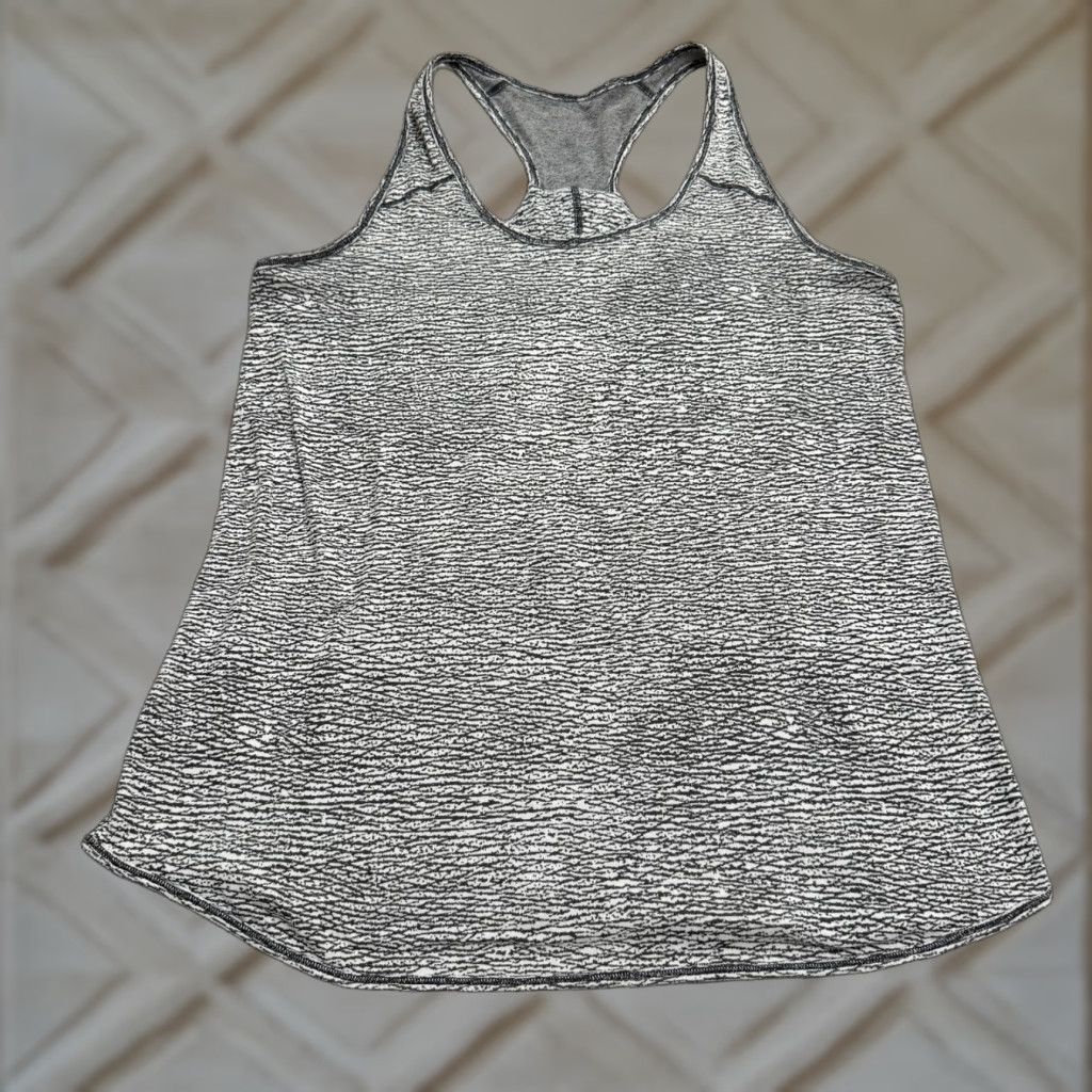 Lululemon Lululemon Wild Tank Shirt Women 6 Gray Racerback Halter Draped Activewear Gym Yoga Ladies Size 6 Gray Athletic Womens Size M / US 6-8 / IT 42-44 - 1 Thumbnail
