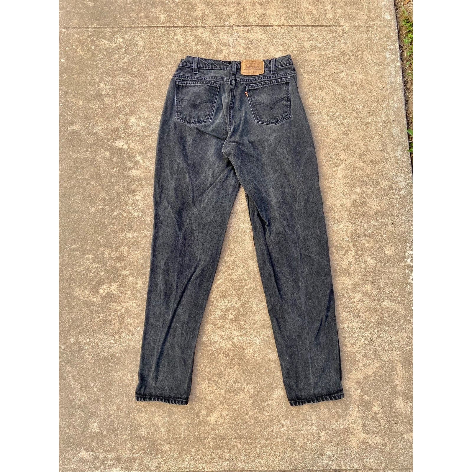 Levi's × Vintage Vintage 90’s Levi’s 560 Black Denim Jeans Pants Orange Tab Size US 33 - 4 Thumbnail