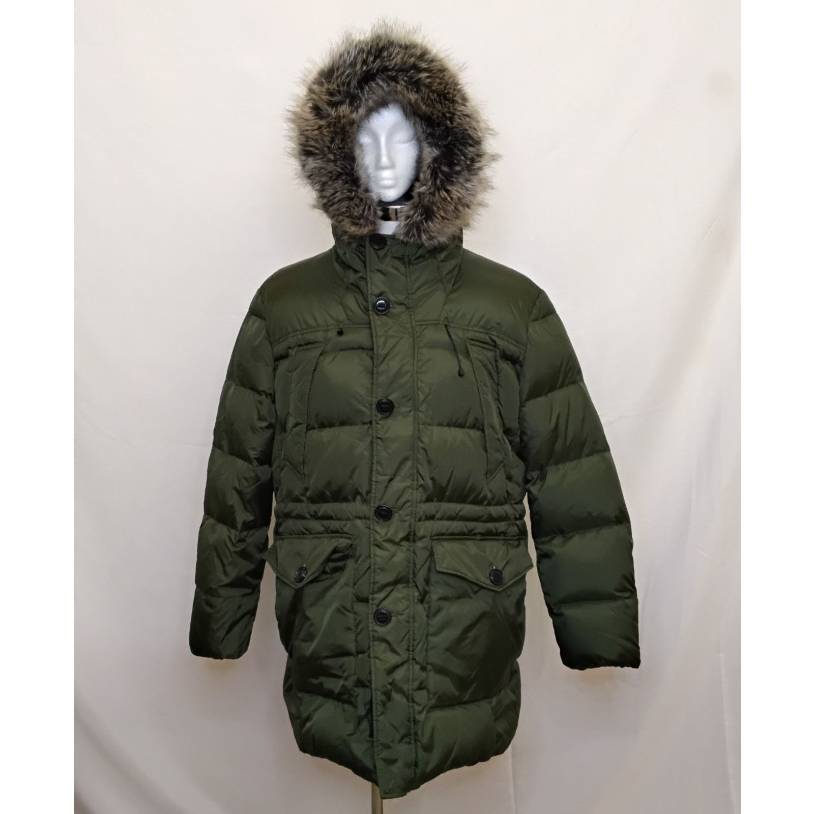 Lands' End Lands End Down Parka Men's L (42-44) Green Primaloft Size US L / EU 52-54 / 3 - 2 Thumbnail