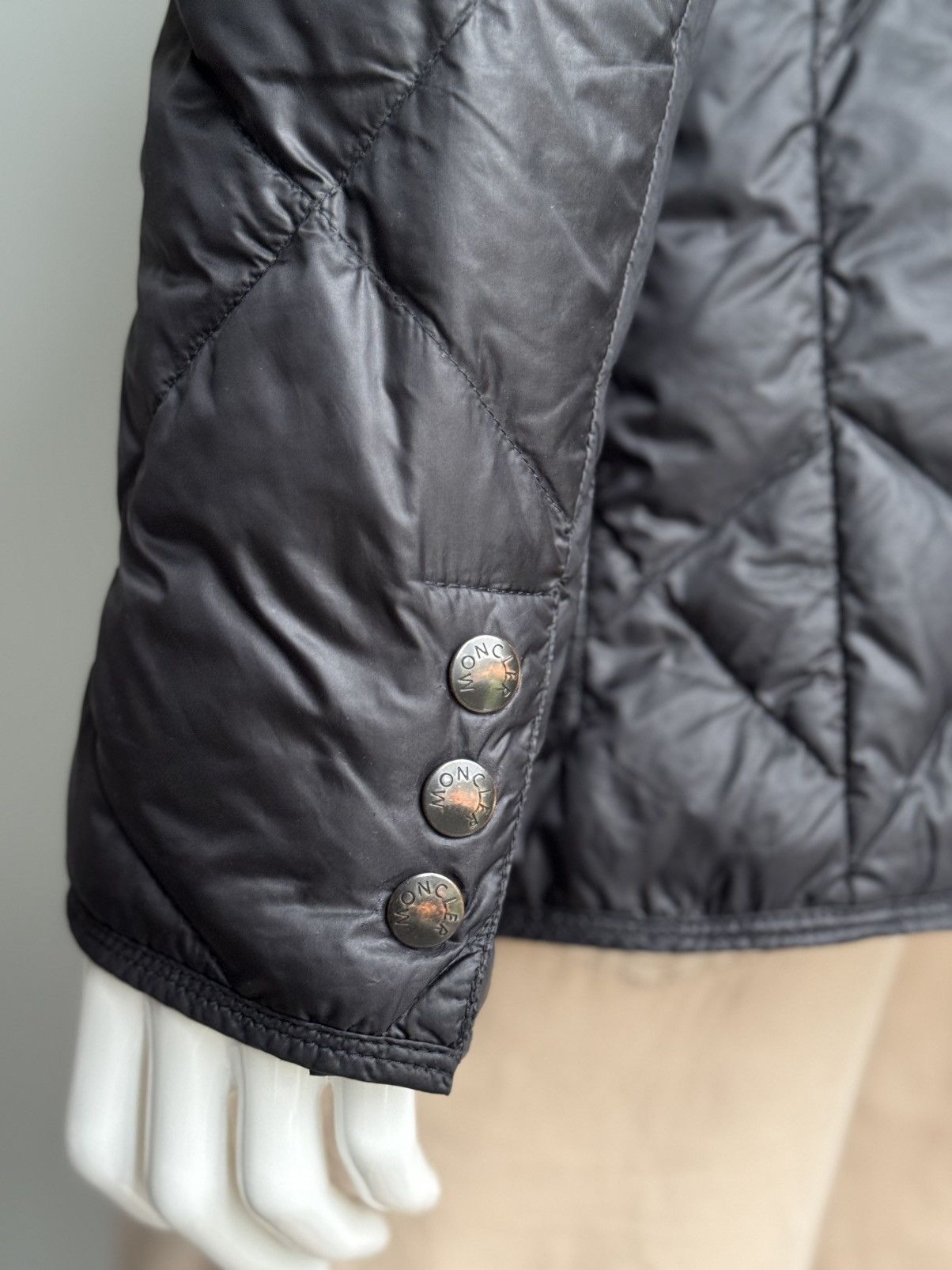 Moncler Moncler Herminier Men Down Puffer Black Logo Coat Jacket Size US L / EU 52-54 / 3 - 13 Thumbnail