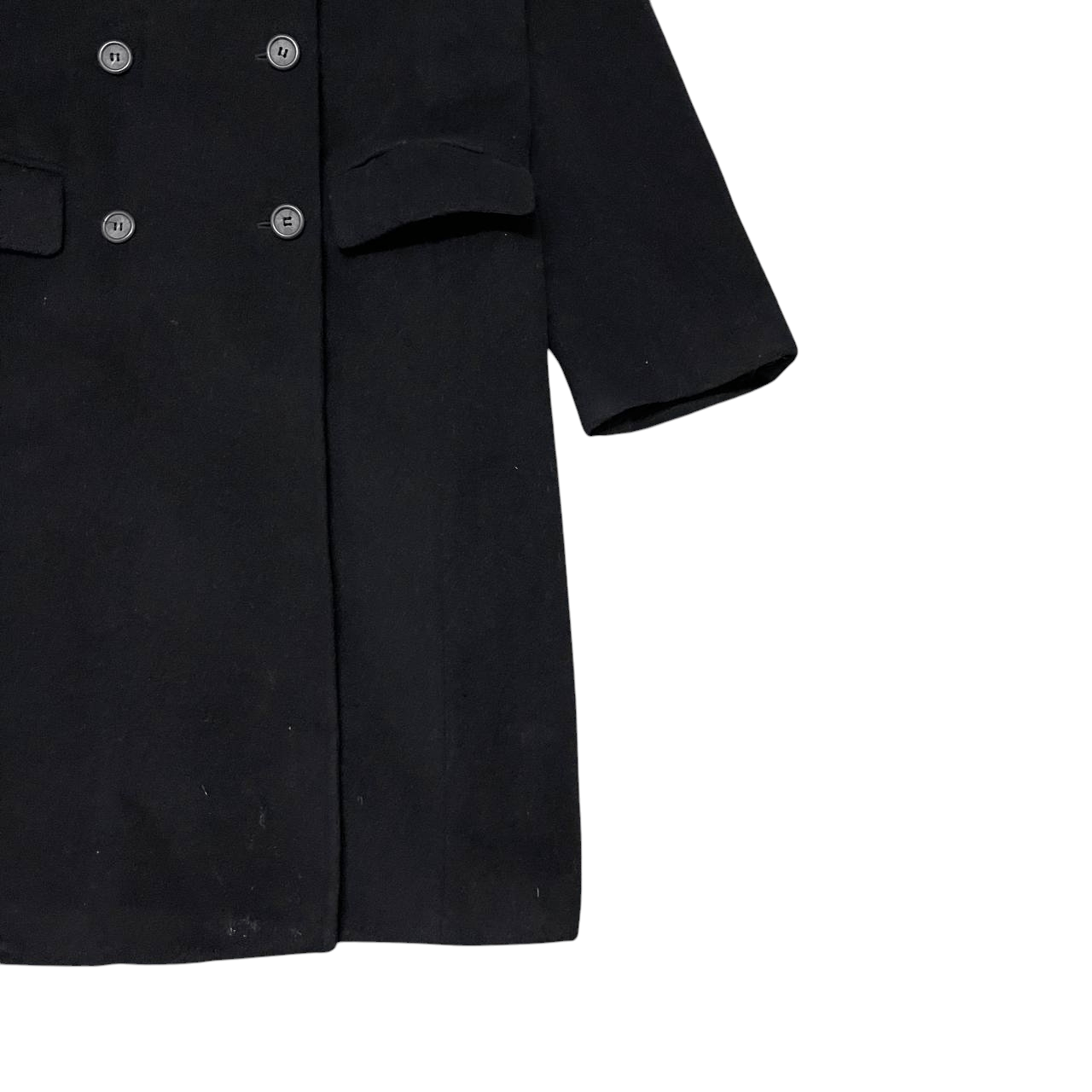 Max Mara Vintage Max Mara Double Breasted Wool Long Coat Size S / US 4 / IT 40 - 4 Thumbnail