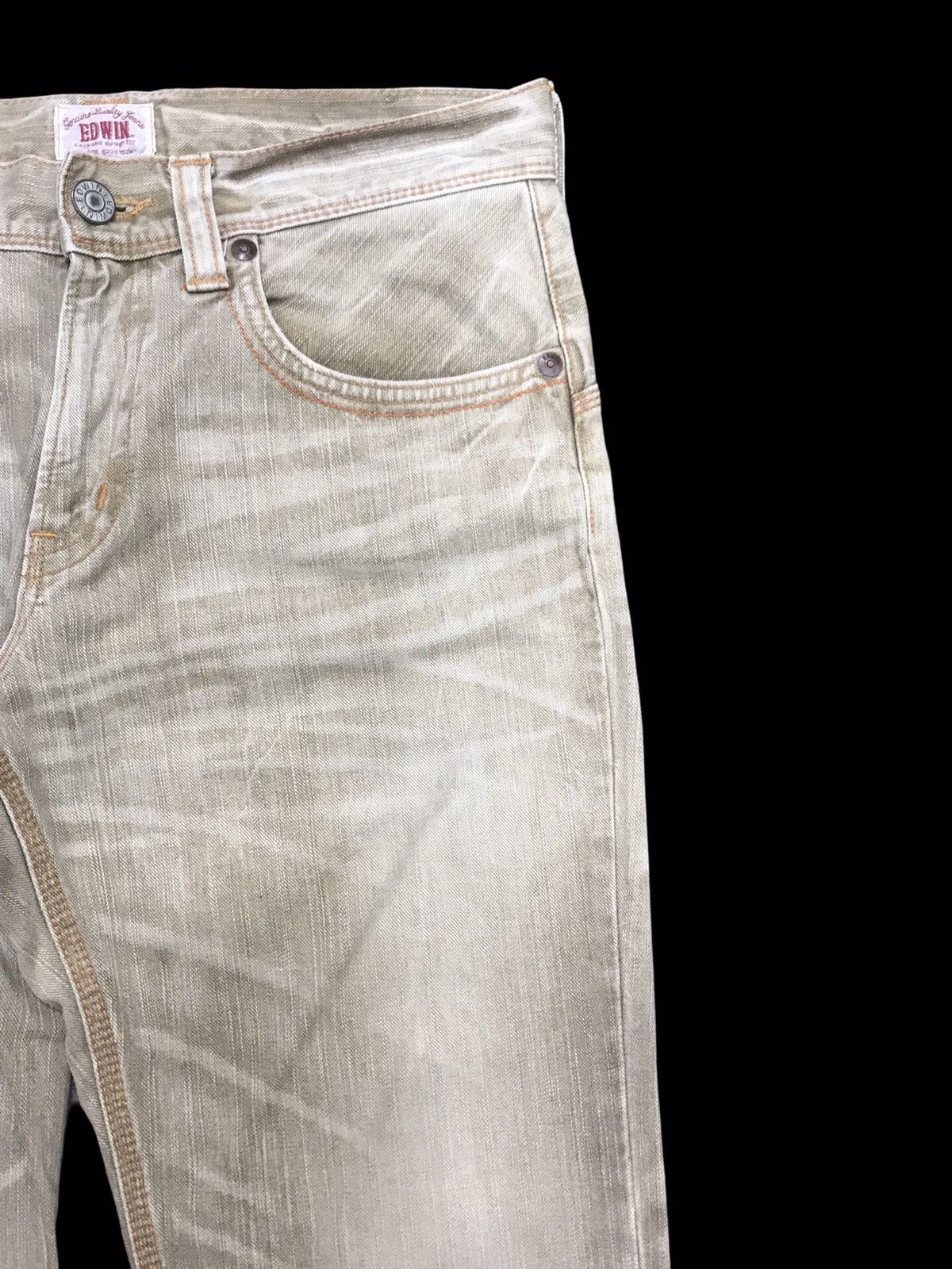 Edwin 💥FLARE💥 Archival Edwin Rusty Buckle Back Jeans F238 Size US 34 / EU 50 - 3 Thumbnail
