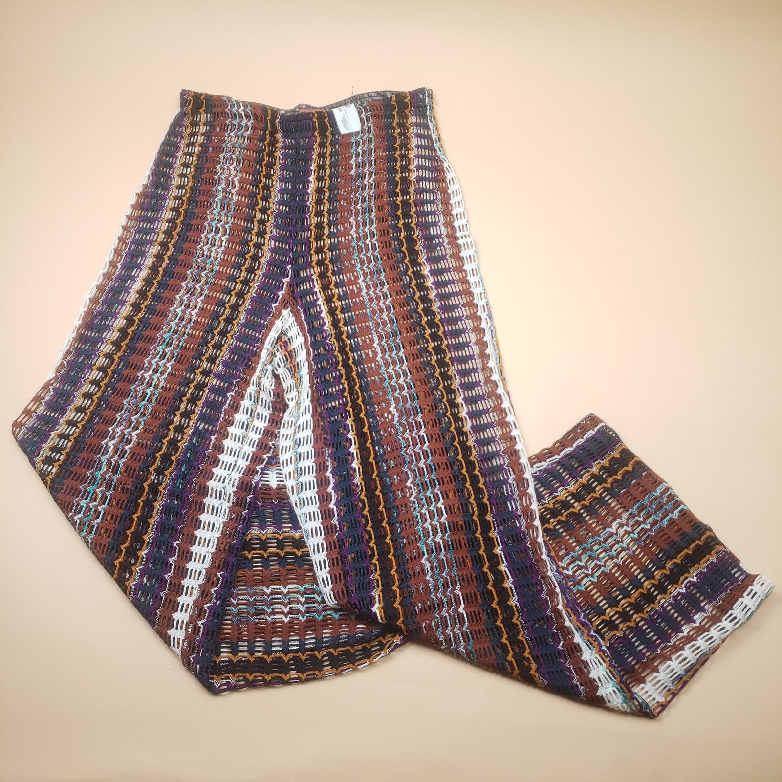 Missoni MISSONI Zig Zag Knit 3-Piece Set Cardigan Maxi Pants Rare Size M / US 6-8 / IT 42-44 - 3 Thumbnail