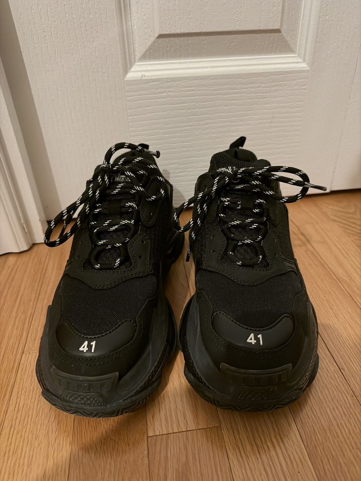 Balenciaga Balenciaga Triple S Black Size US 8 / EU 41 - 3 Thumbnail
