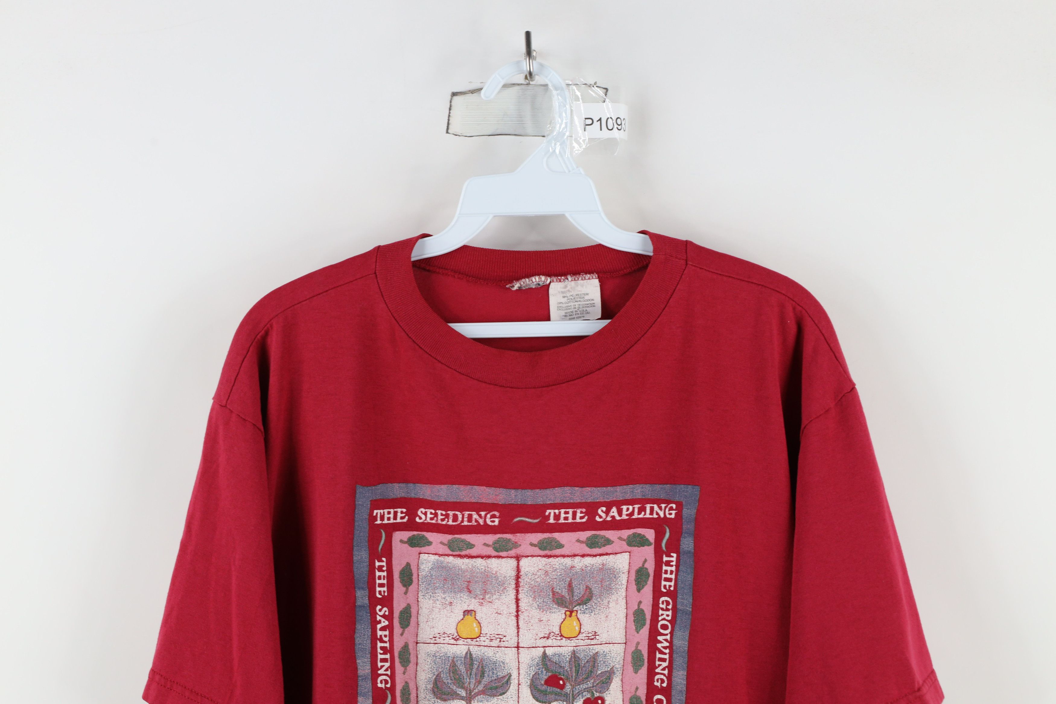 Vintage Vintage 90s Country Primitive Garden Apple Tree T-Shirt USA Size L / US 10 / IT 46 - 2 Thumbnail