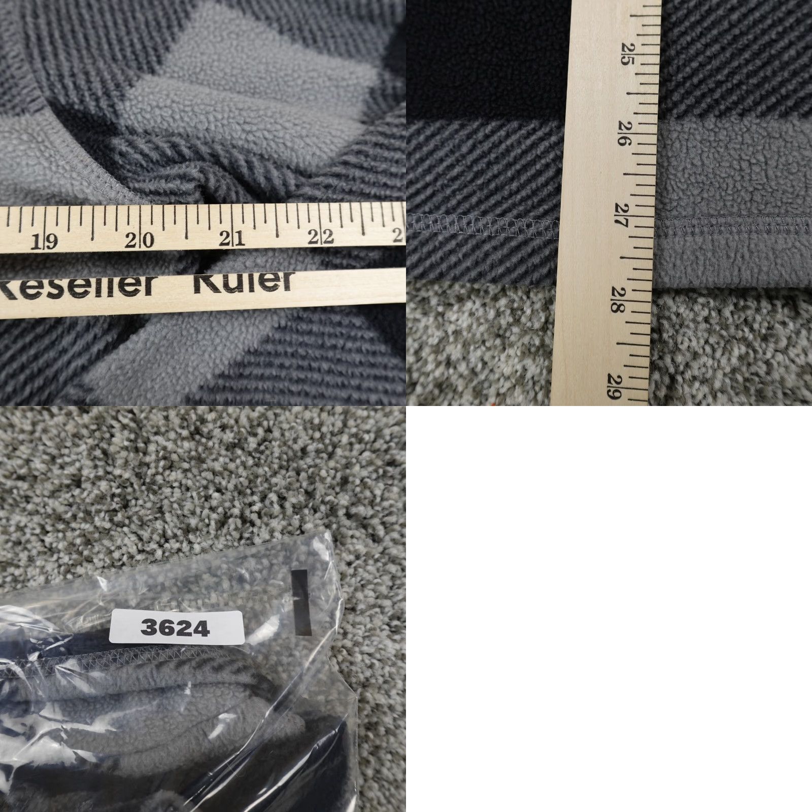Polo Ralph Lauren Ralph Lauren Chaps Sweater Mens M Gray Black Fleece Pullover Zip Sweatshirt Size US M / EU 48-50 / 2 - 8 Thumbnail