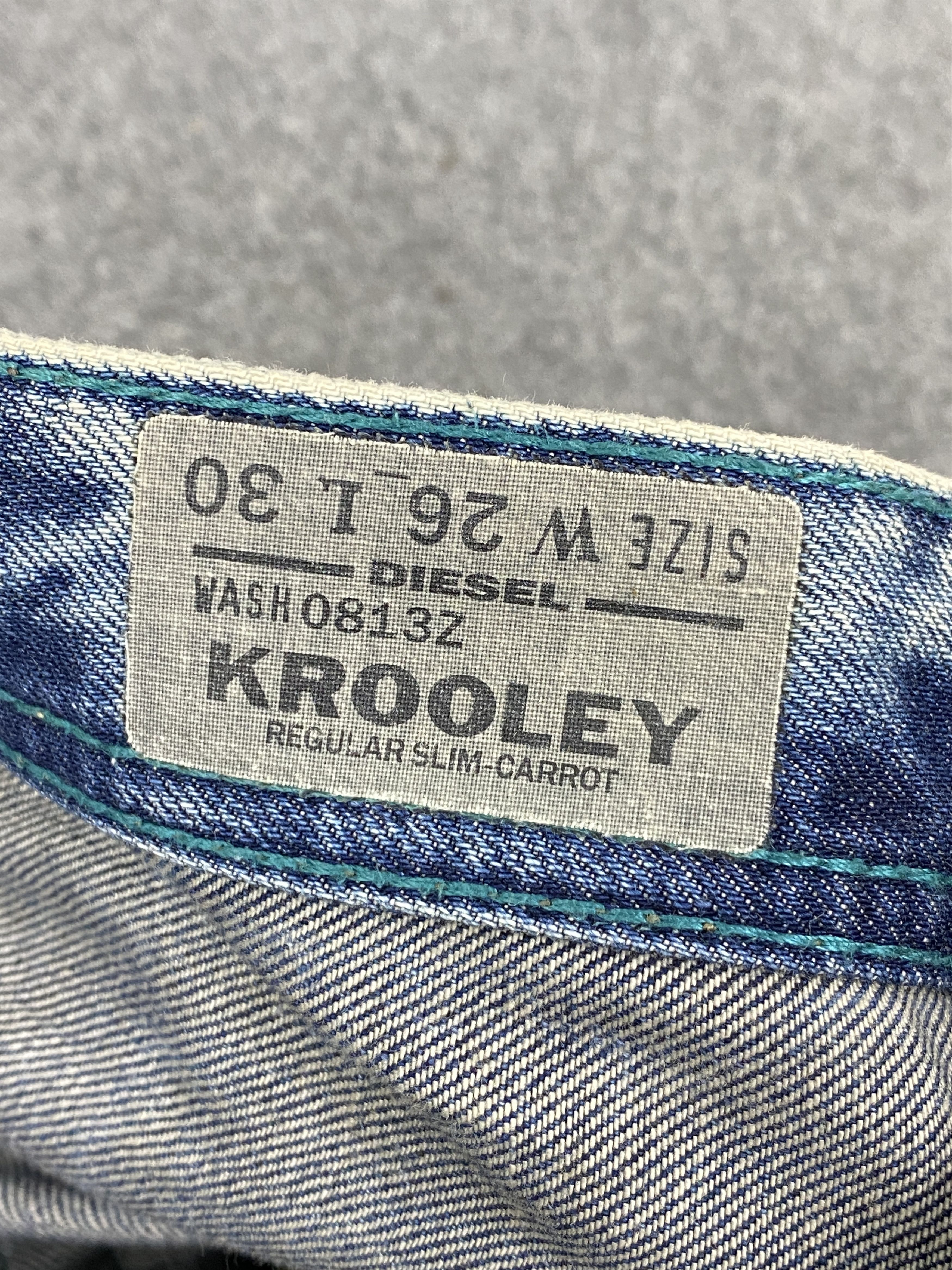 Diesel × Vintage Vintage Diesel Distressed Light Washed Slim Fit Jeans Size US 28 / EU 44 - 7 Thumbnail