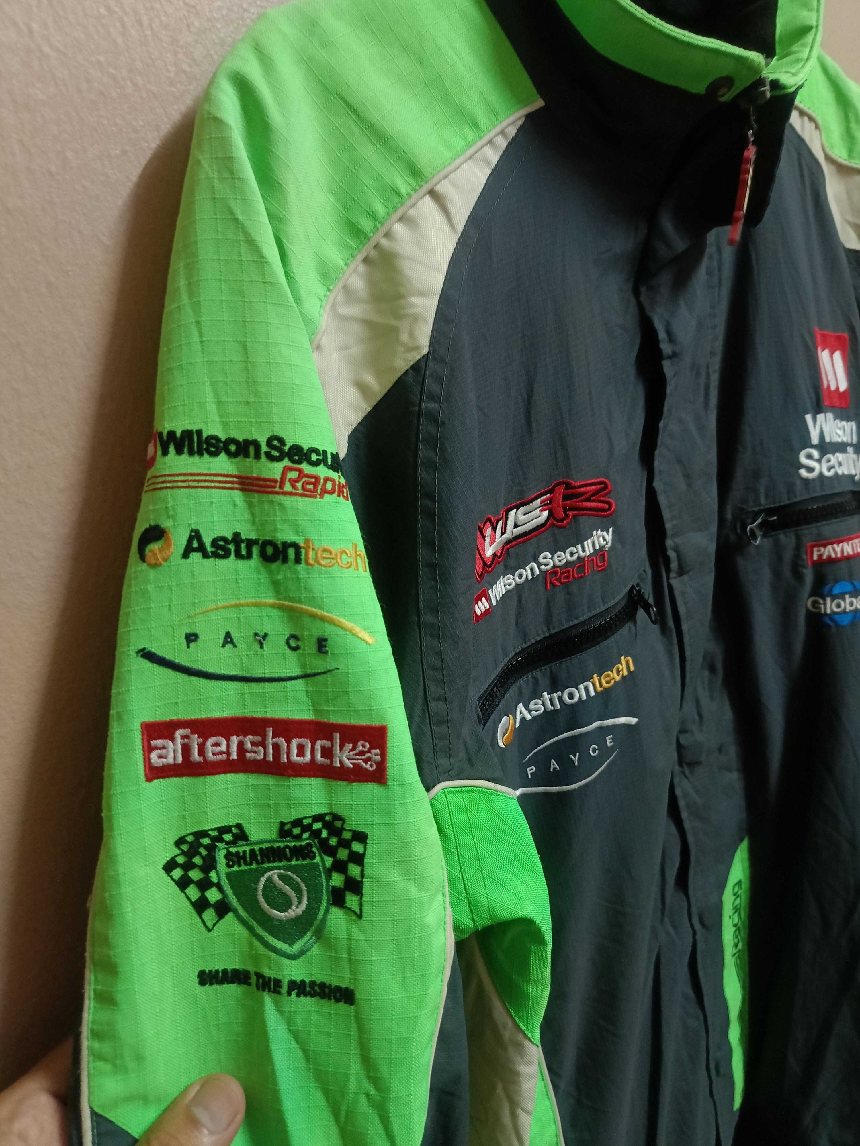 NASCAR Wilson Security Racing team Jacket Size US L / EU 52-54 / 3 - 4 Thumbnail