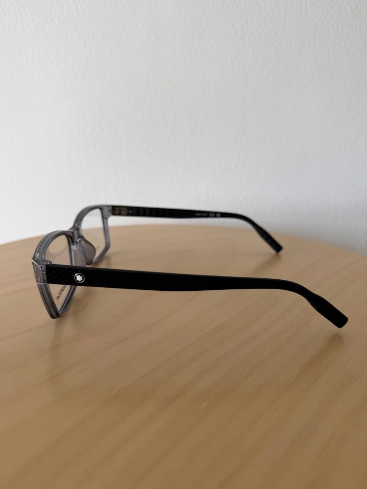 Montblanc New montblanc optical glasses frames eyeglasses MB0066O 003 Size ONE SIZE - 4 Thumbnail
