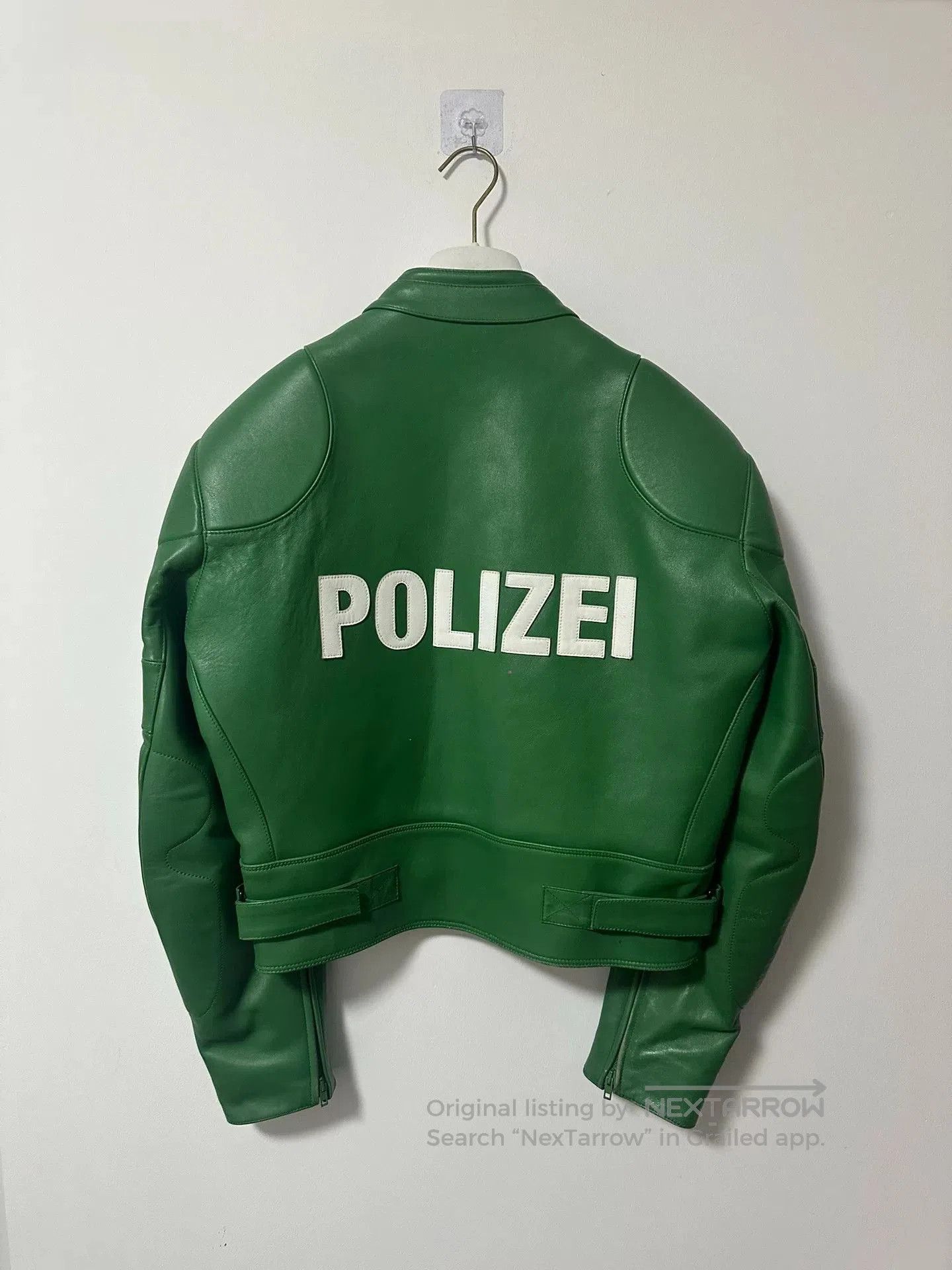 Vetements vetements police moto leather jacket size S. Size US S / EU 44-46 / 1 - 2 Thumbnail