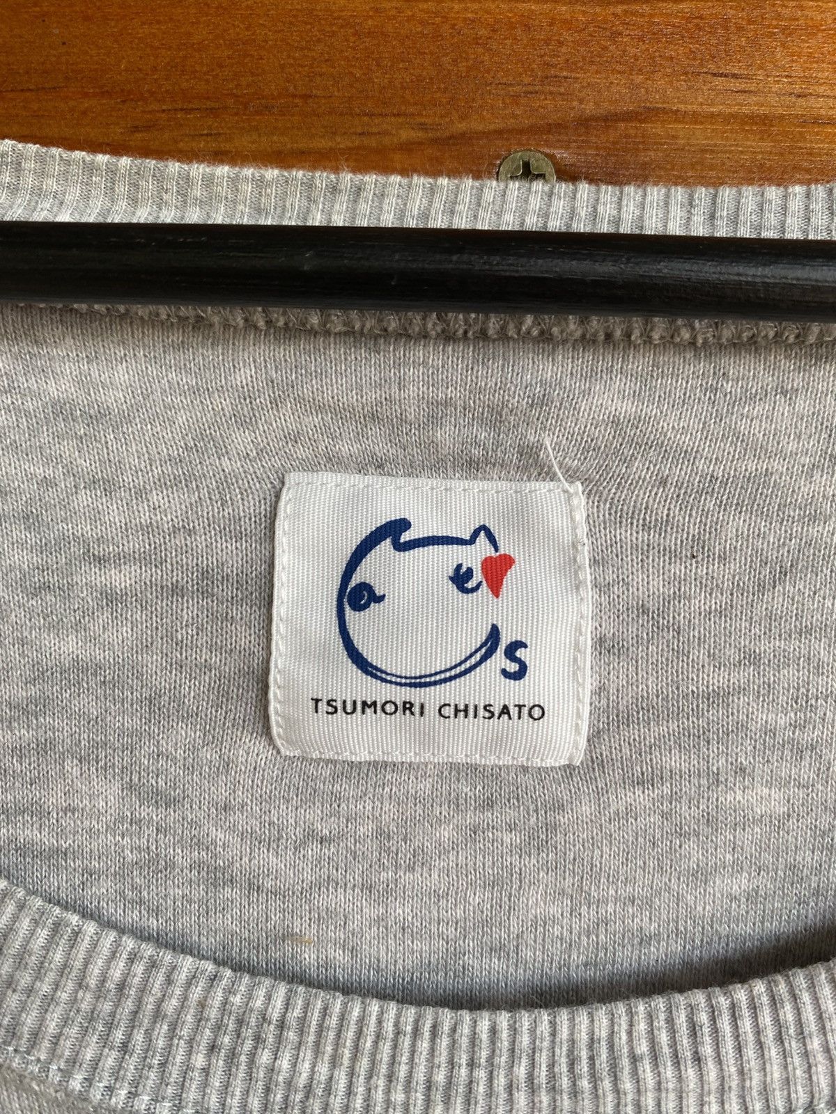 Tsumori Chisato Tsumori Chisato Cats Oversized Light Grey Pullover – Casual Size M / US 6-8 / IT 42-44 - 6 Thumbnail