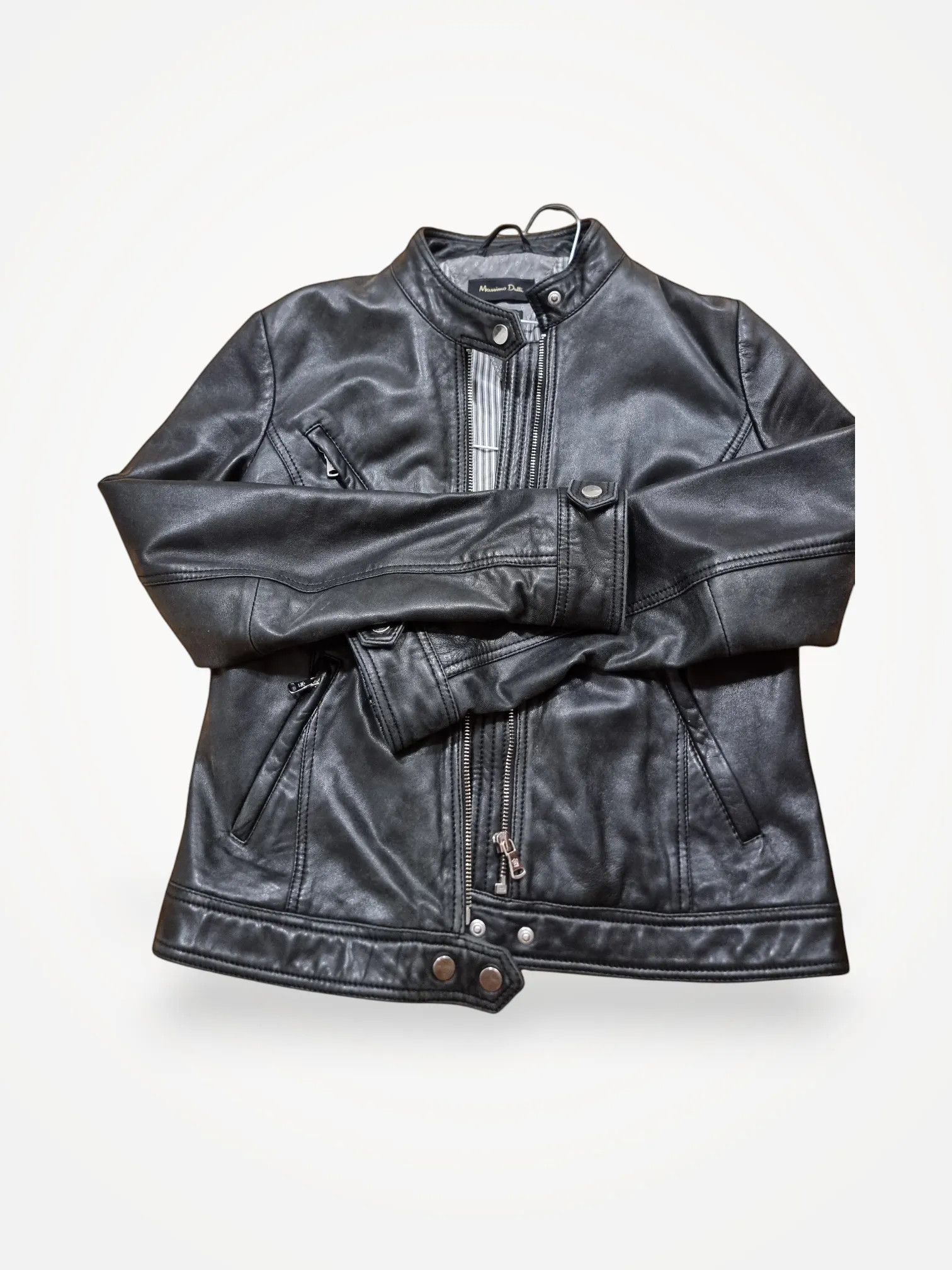 Massimo Dutti Massimo Dutti Leather Jacket Size S / US 4 / IT 40 - 1 Thumbnail