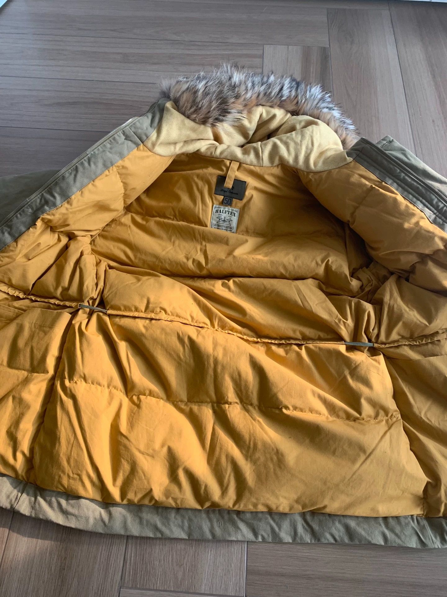 Nigel Cabourn NIGEL CABORUN LONG DONKEY Vintage Gray Goose Down Coat 50 Size US M / EU 48-50 / 2 - 3 Thumbnail