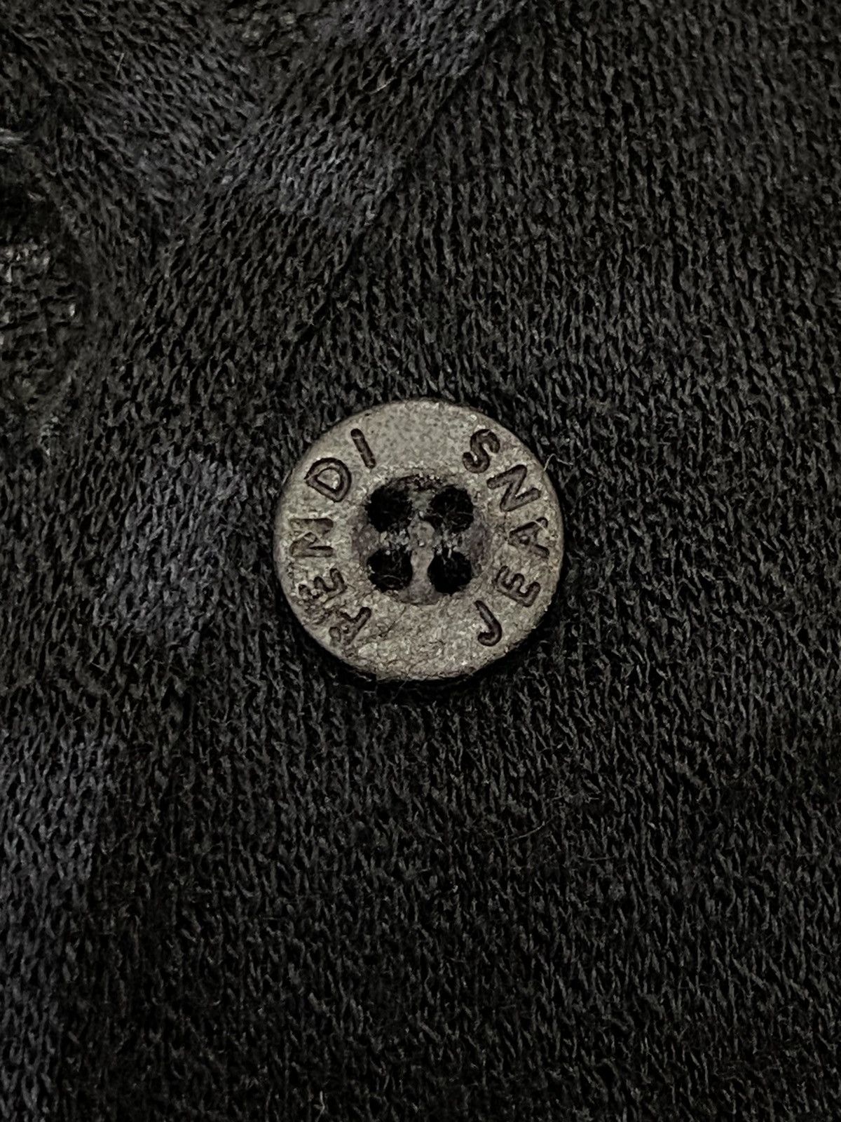 Fendi Vintage Fendi Monogram V-Neck Cardigan Size M / US 6-8 / IT 42-44 - 11 Thumbnail
