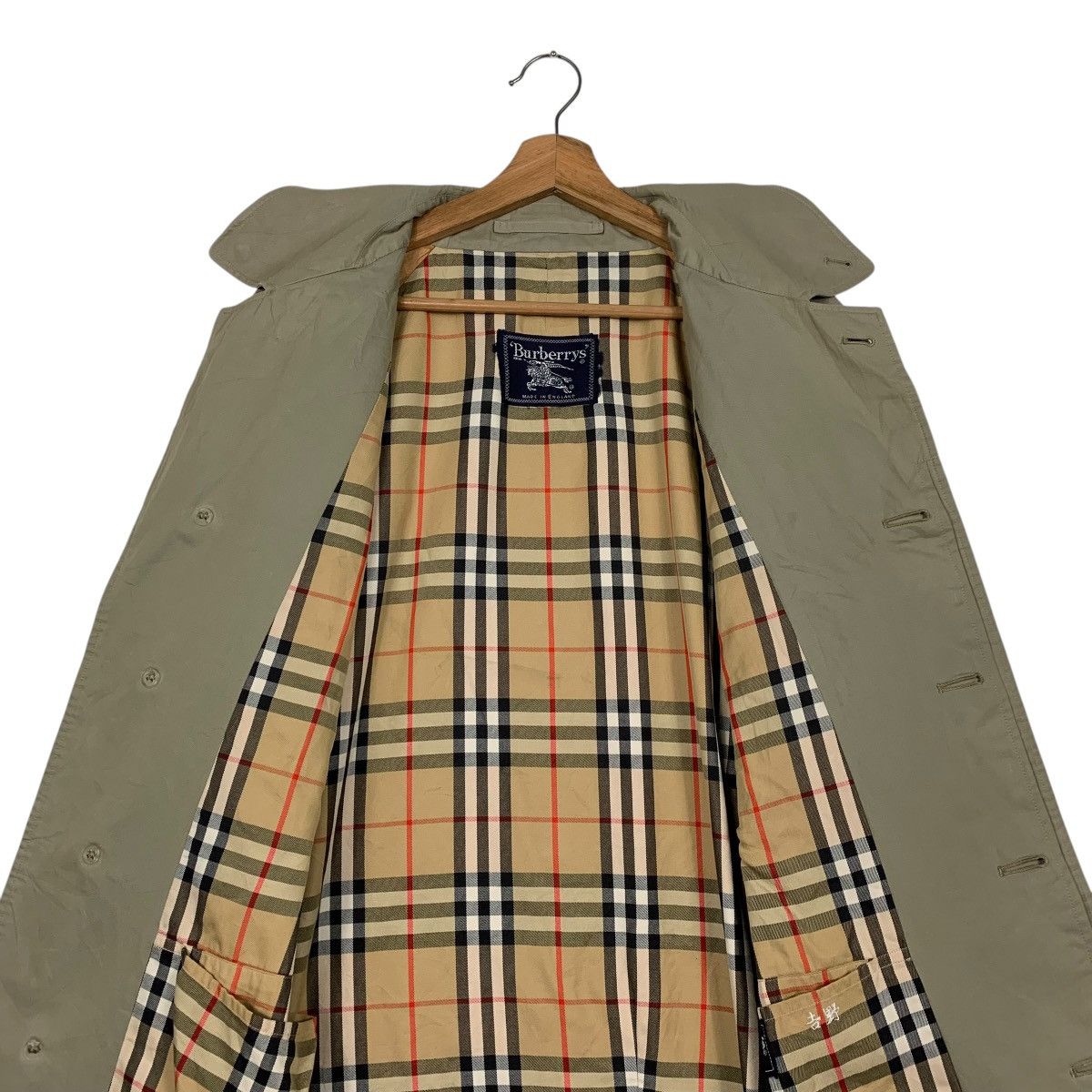 Burberry Vintage Burberrys Nova Check Overcoat Size US L / EU 52-54 / 3 - 13 Thumbnail