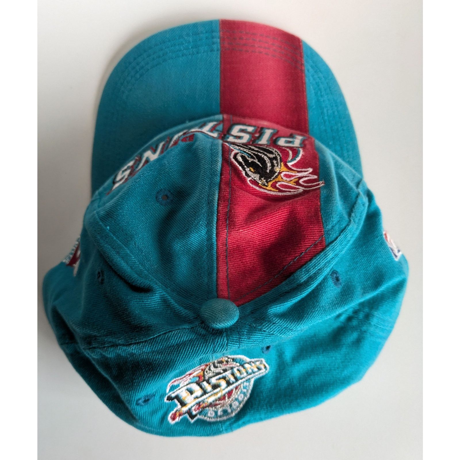 NBA × Sports Specialties Detroit Pistons 1997 Draft SPORTS snapback teal red NBA vtg Size ONE SIZE - 10 Thumbnail