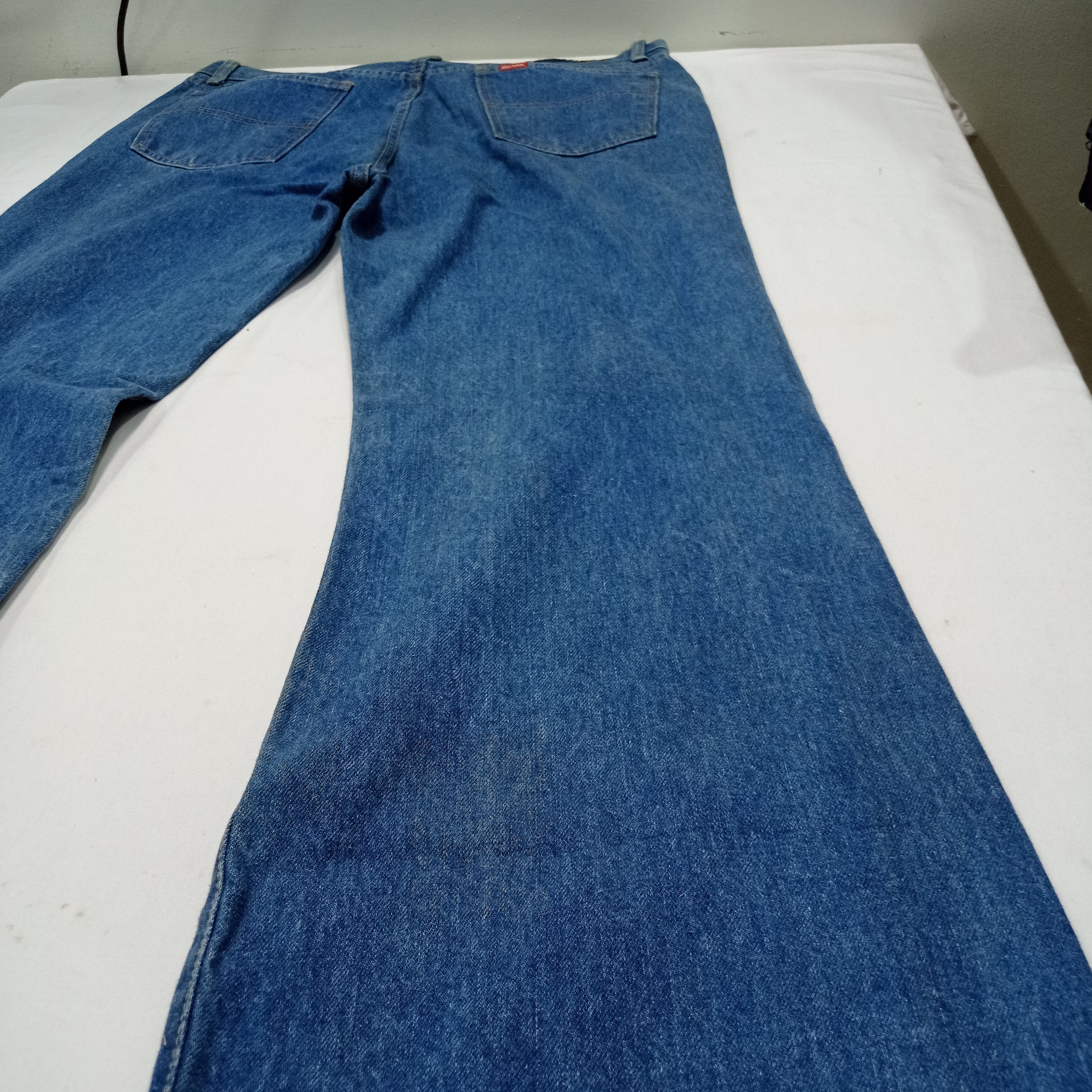 Big John 🔥Vintage Big John Flare Jeans Pants Size US 35 - 15 Thumbnail