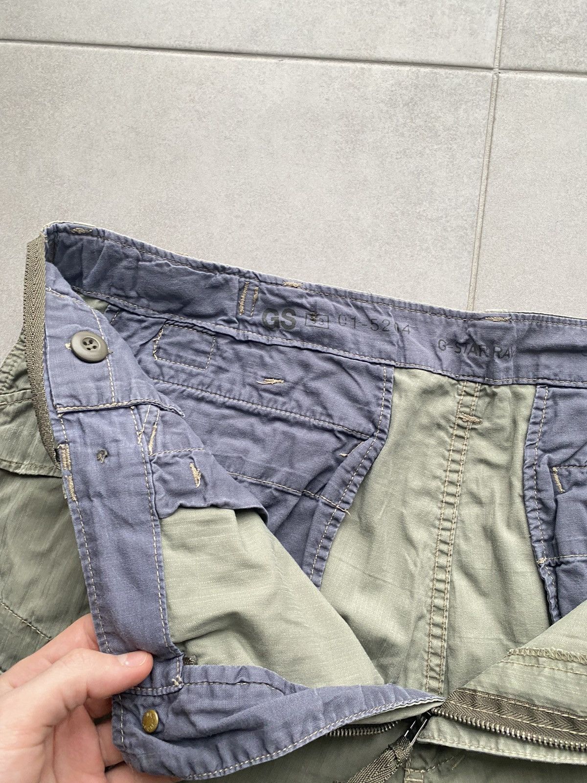 G-Star Vintage G Star Cargo Shorts Size US 38 / EU 54 - 6 Thumbnail