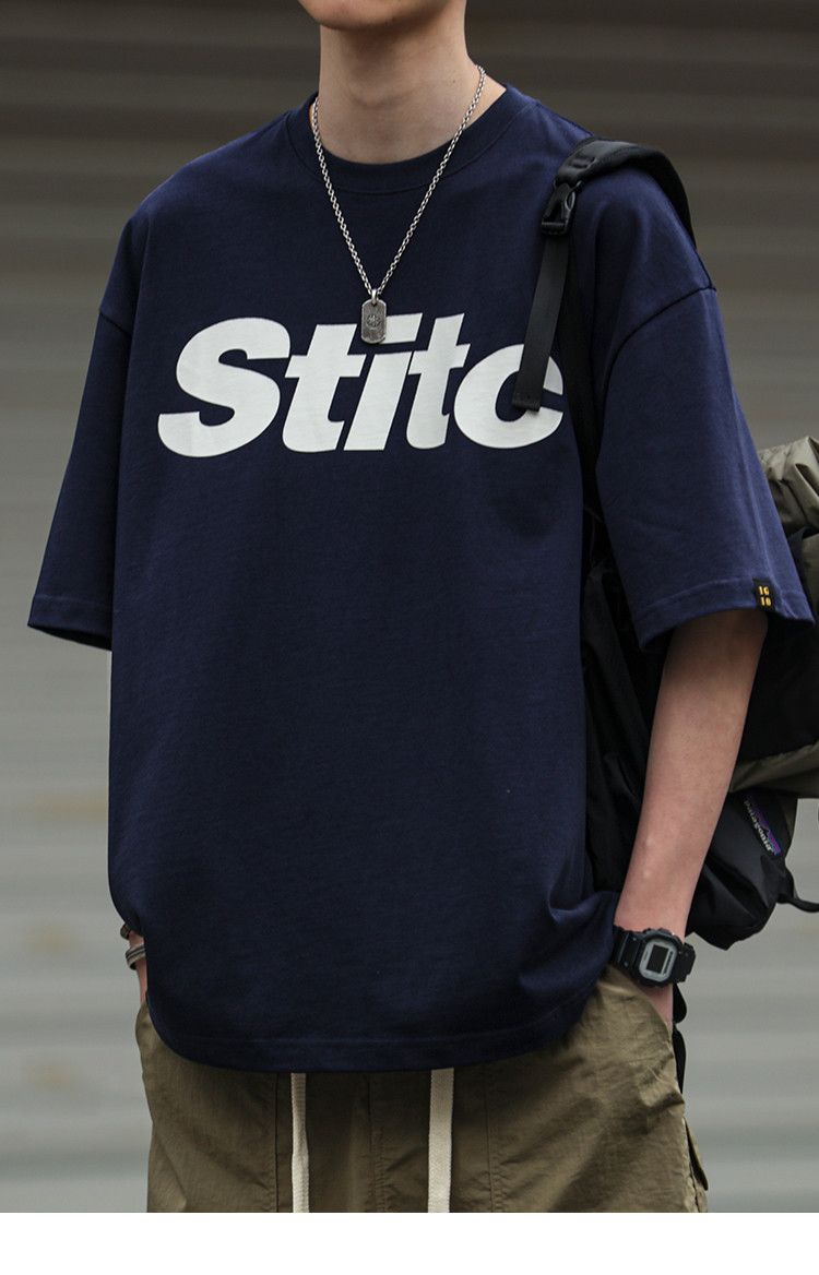 Japanese Brand Letter Print STITC Shirt Size US S / EU 44-46 / 1 - 2 Thumbnail