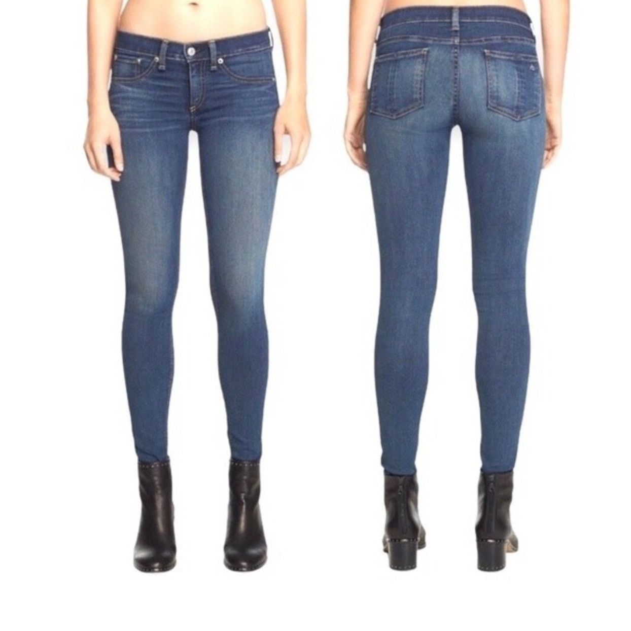 Rag & Bone Rag & Bone - Skinny Jeans in Joshua Wash / size 26 Size 26" / US 2 / IT 38 - 1 Thumbnail