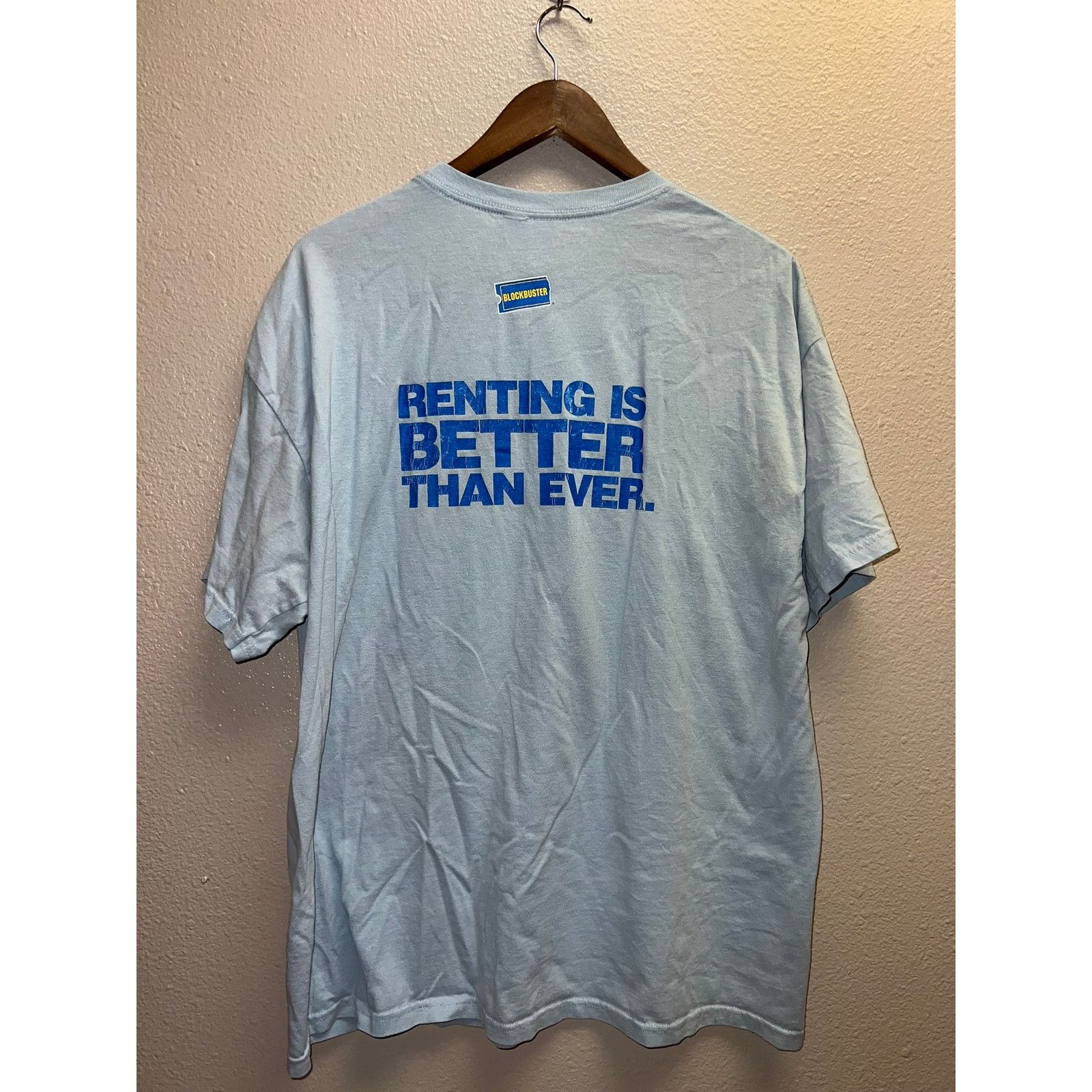 Hanes Vintage Blockbuster Shirt More Copies Renting Movie Tee XL Size US XL / EU 56 / 4 - 5 Thumbnail
