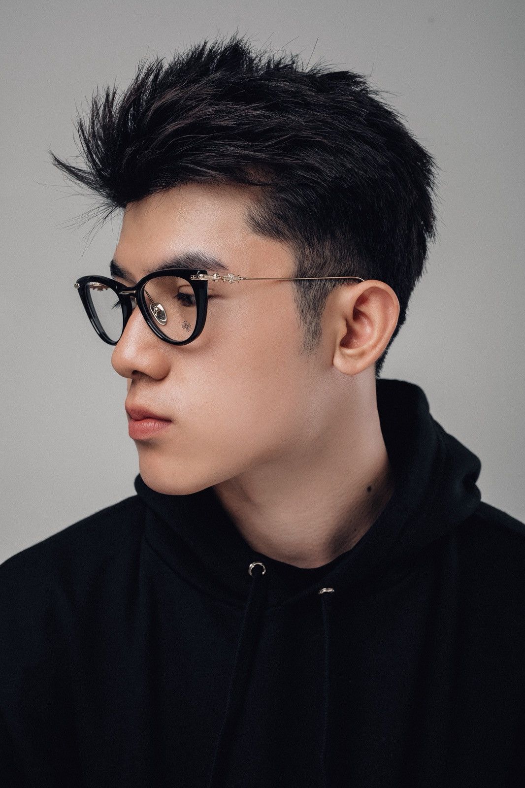 Chrome Hearts CHROME HEARTS NEW LOVER BLACK GOLD PLATED GLASSES Size ONE SIZE - 13 Thumbnail
